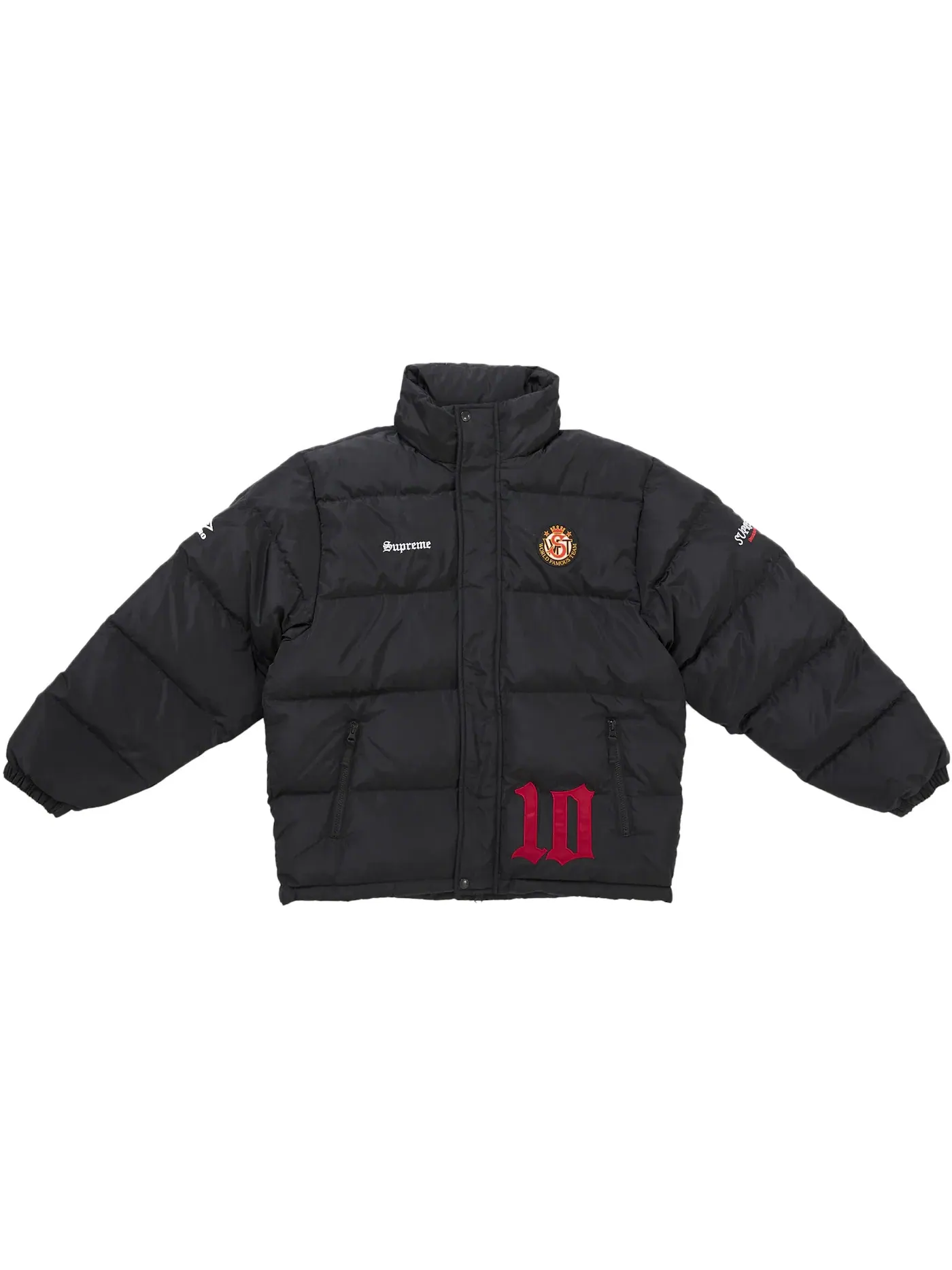 Мужская куртка-пуховик с принтом Umbro Supreme — изображение 3 из 5, черный
