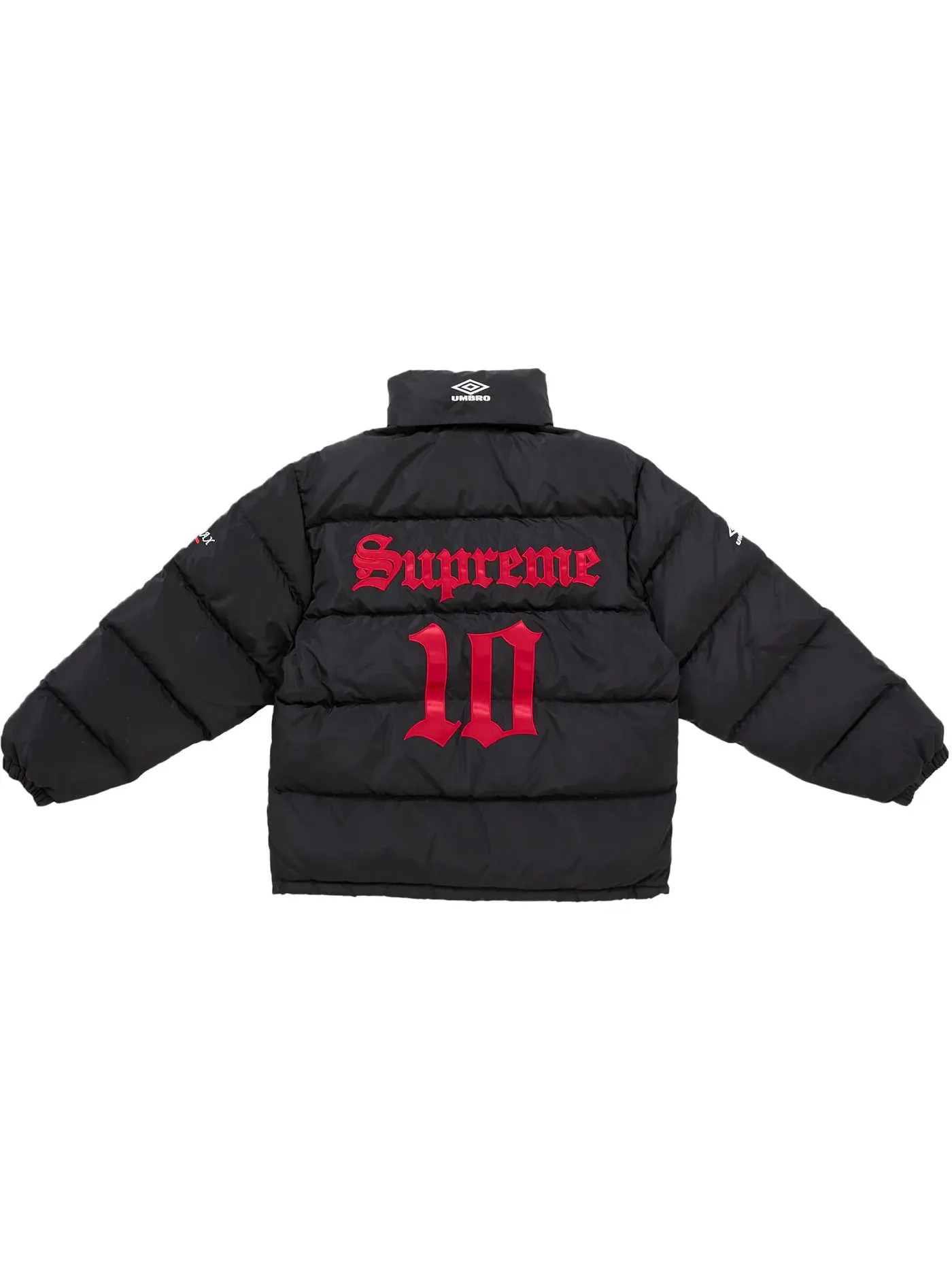 Мужская куртка-пуховик с принтом Umbro Supreme — изображение 4 из 5, черный