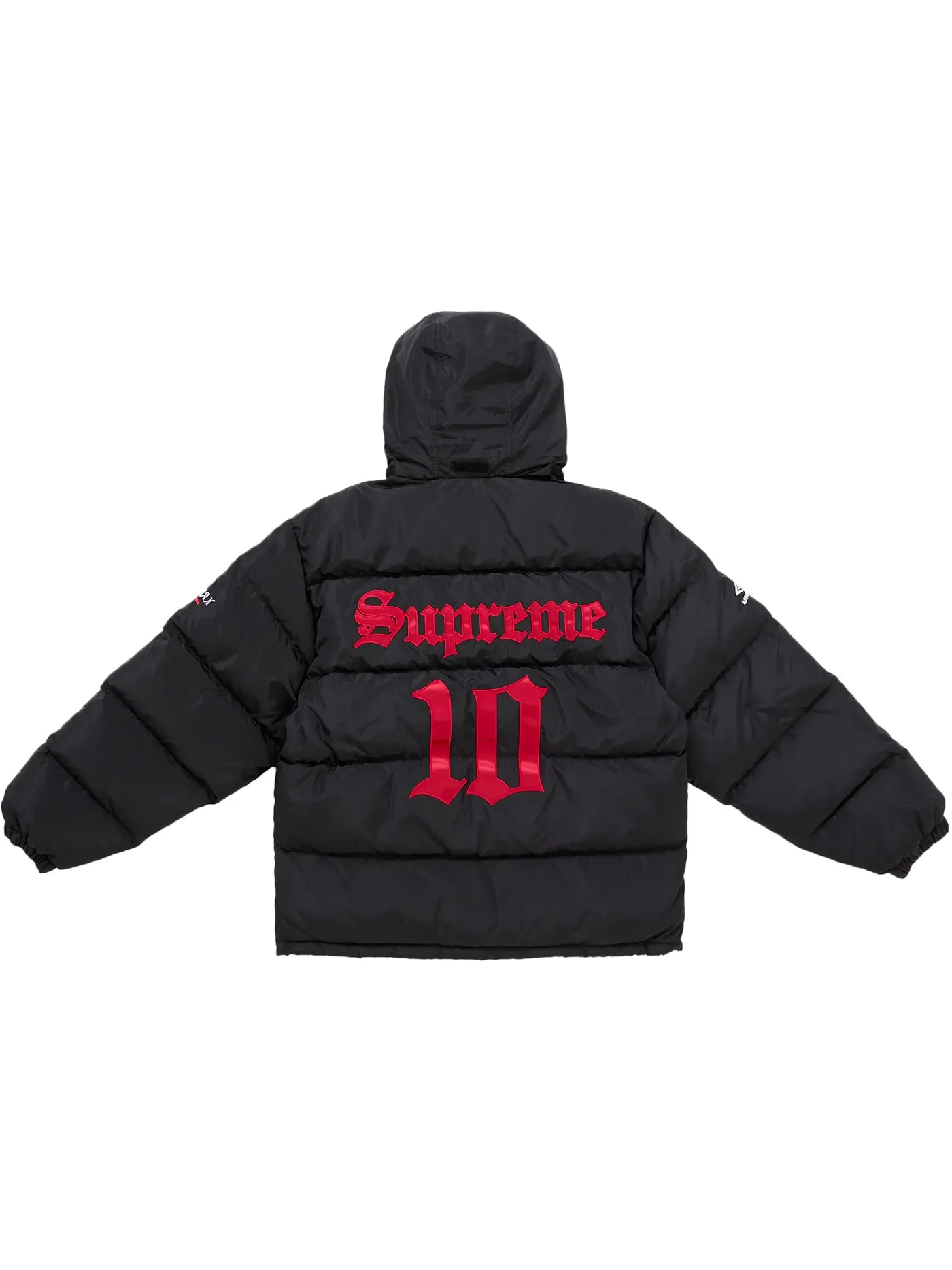 Мужская куртка-пуховик с принтом Umbro Supreme — изображение 5 из 5, черный