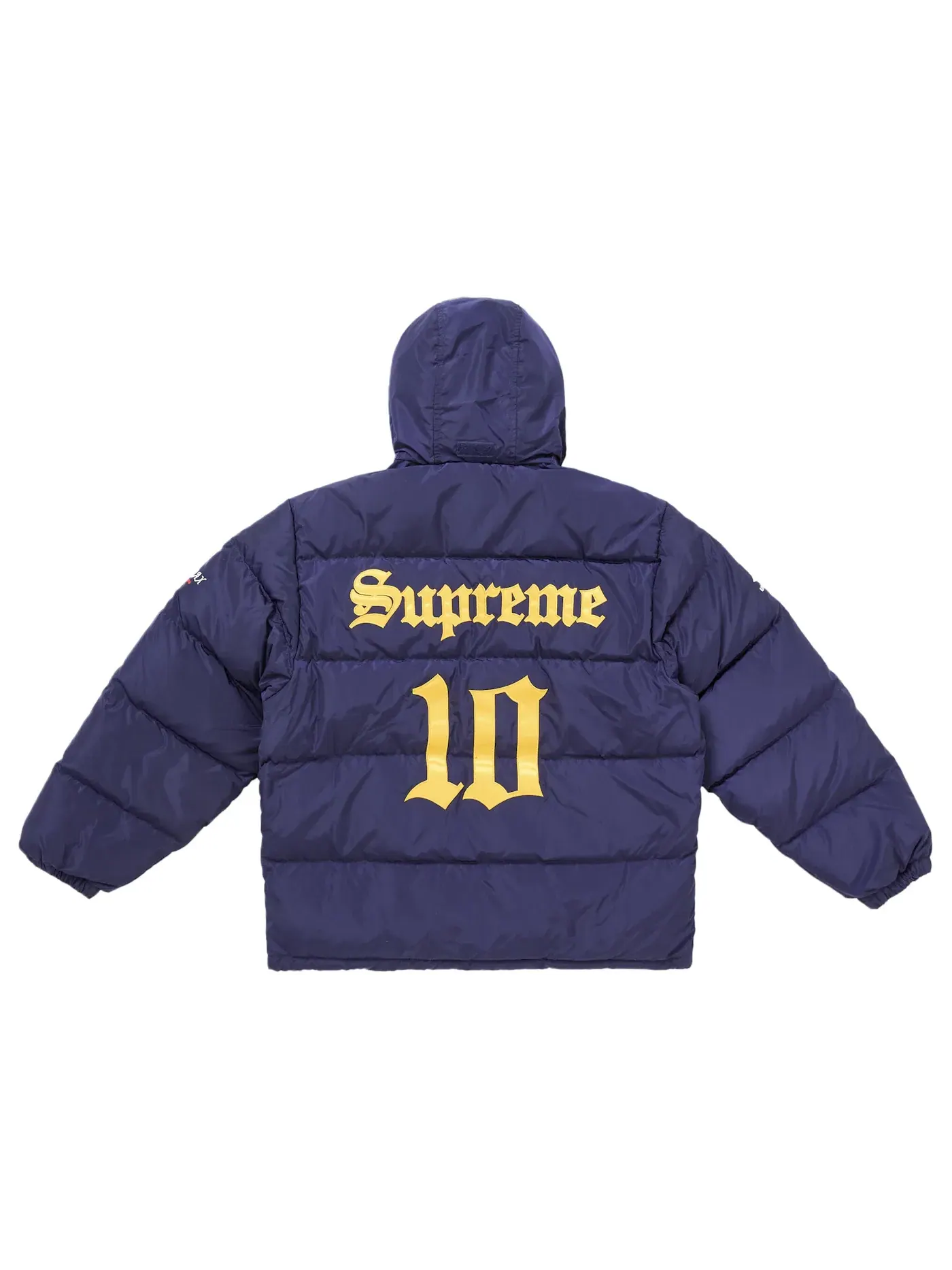 Мужская пуховая куртка-пуховик с принтом Jacket Supreme — изображение 5 из 5, темно-синий