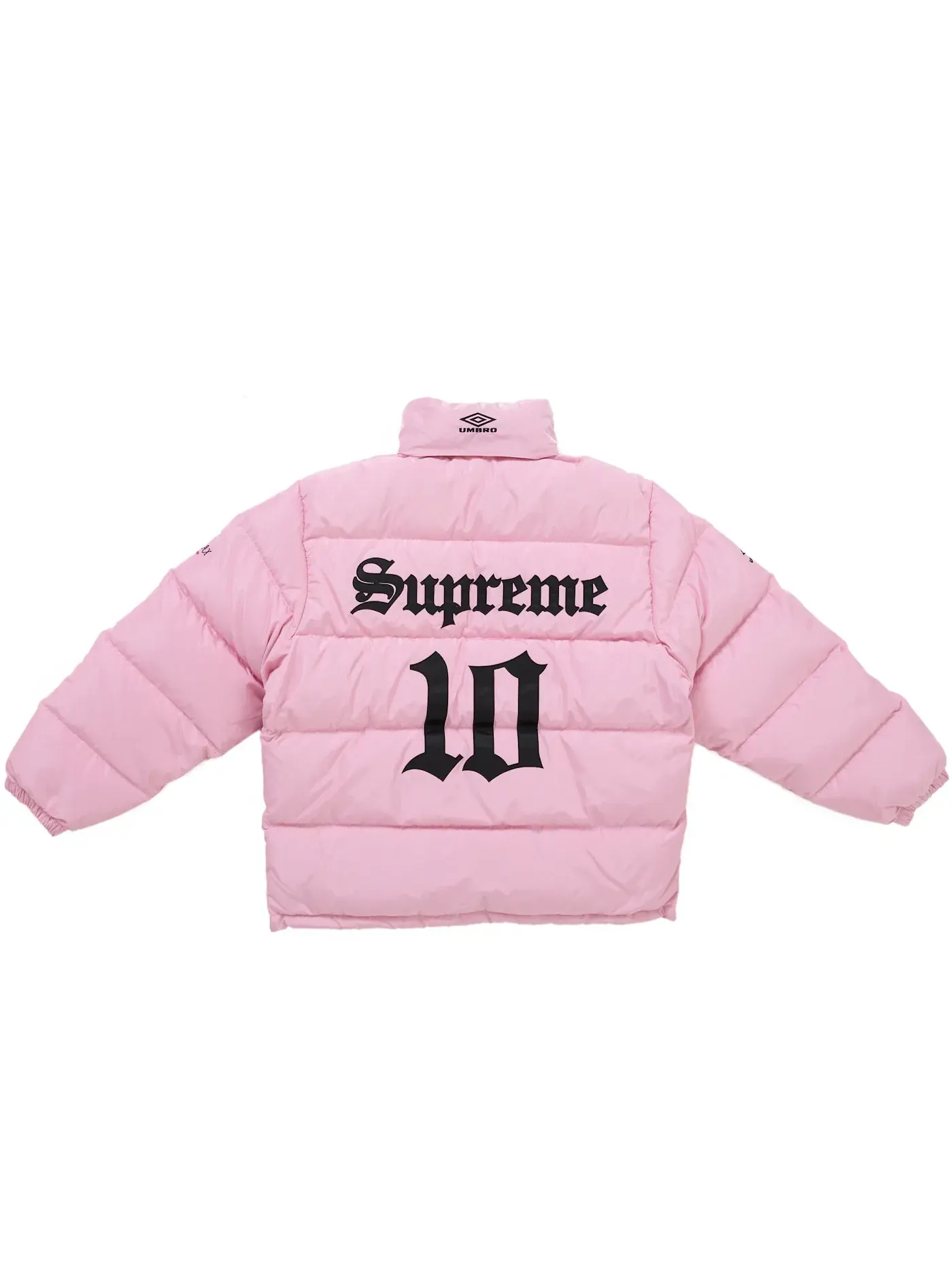 Мужская пуховая куртка с принтом Umbro Supreme — изображение 4 из 5, розовый