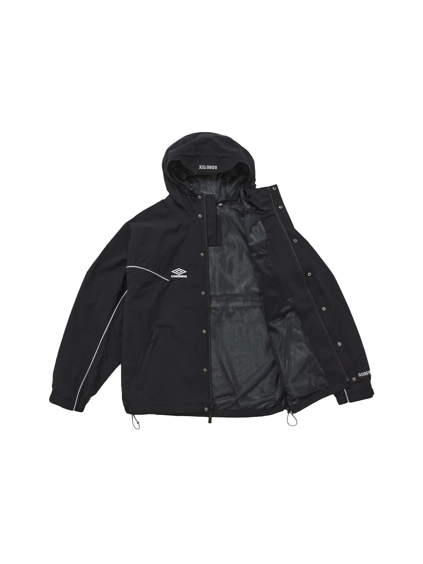 Мужская куртка с капюшоном из GORE-TEX Supreme Umbro — изображение 2 из 3, черный
