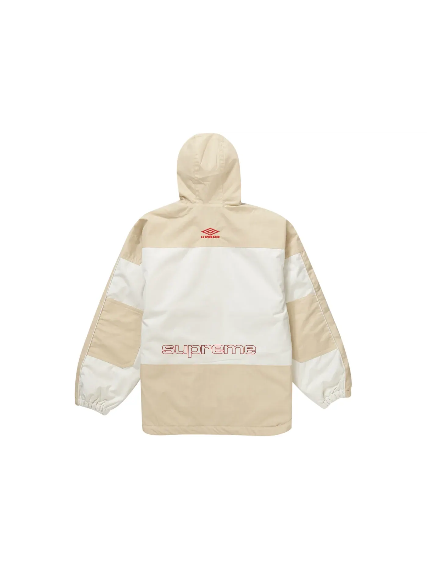 Мужская куртка-анорак с капюшоном Supreme Umbro Hooded Anorak — изображение 2 из 2, белый