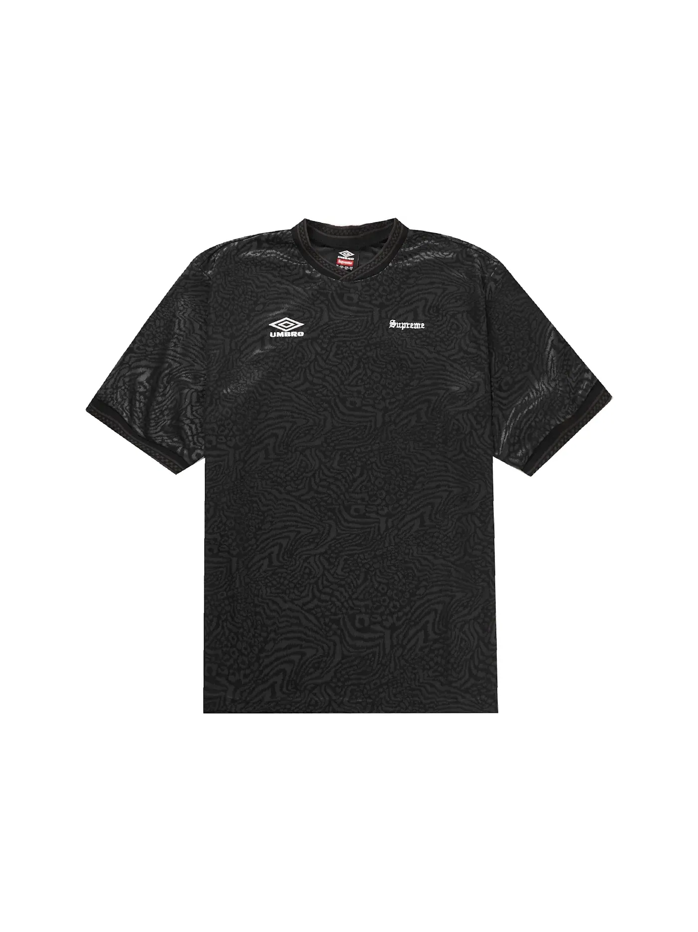 Мужская футболка с принтом Jersey Supreme — изображение 1 из 2, черный