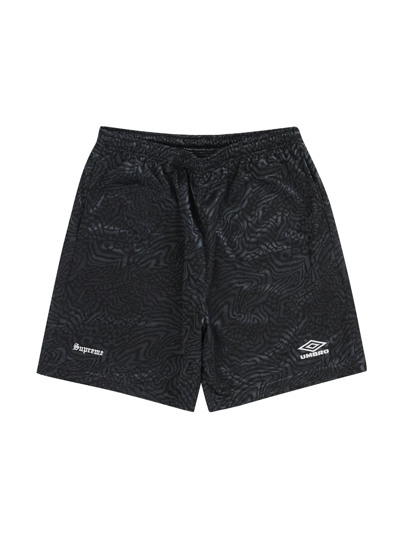 Мужские шорты с принтом Umbro Jacquard Animal Print Supreme — изображение 1 из 2, черный