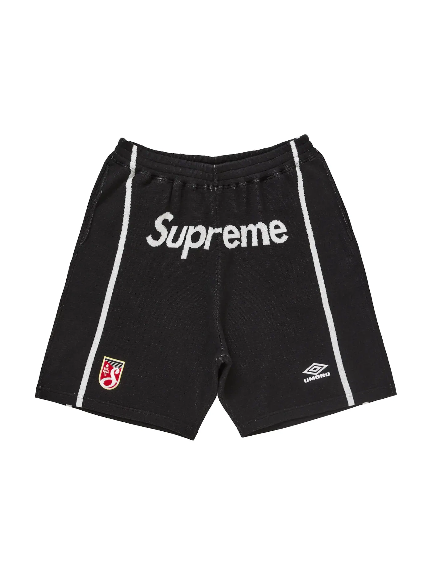 Мужские шорты Umbro Knit Supreme — изображение 1 из 2, черный