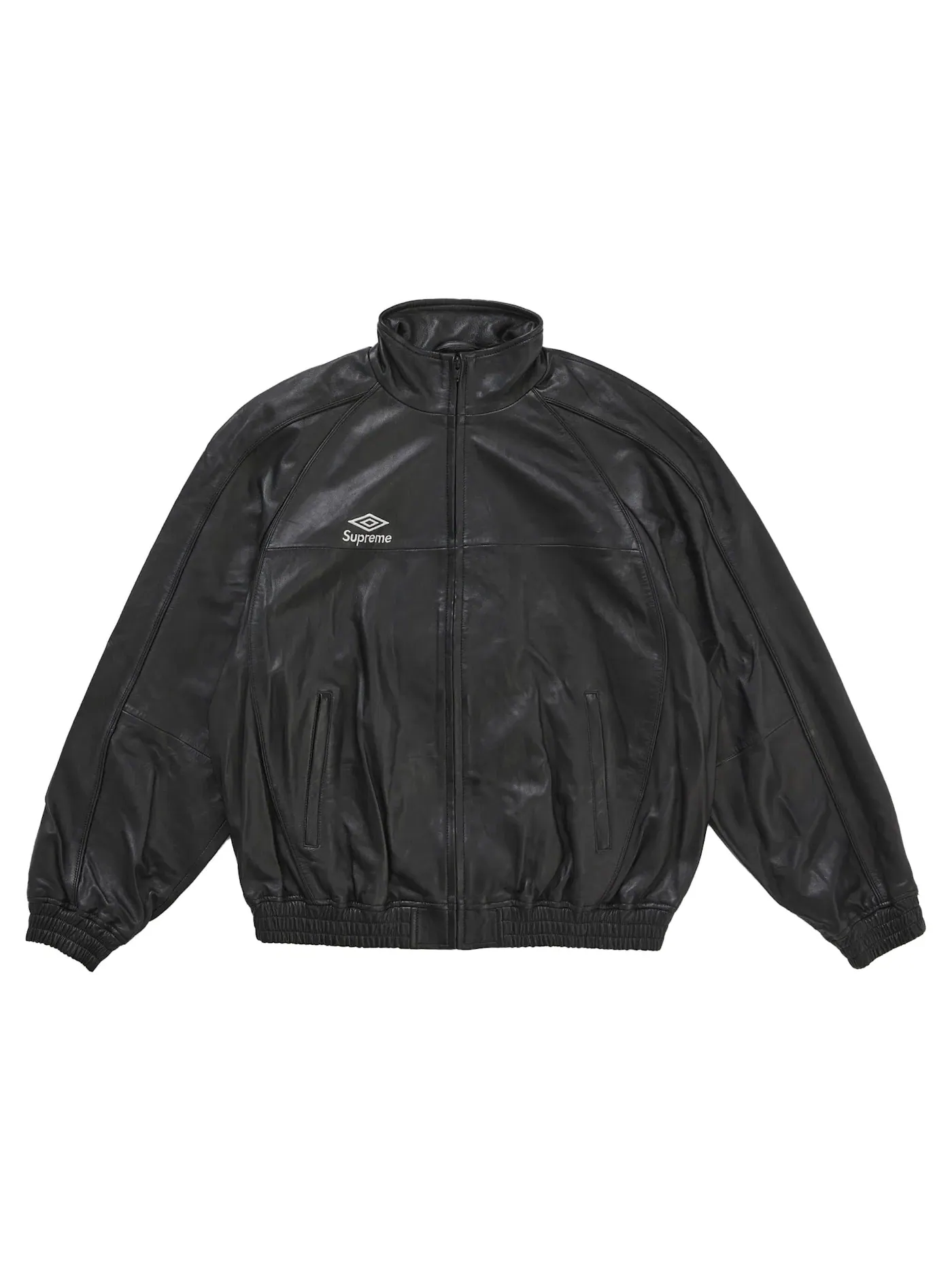 Мужская куртка из кожи с принтом Umbro Supreme Black — изображение 1 из 1