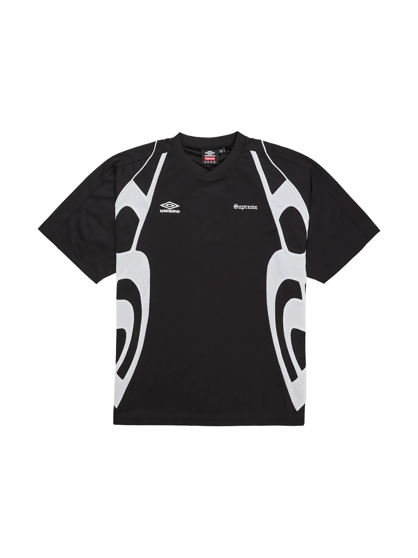 Мужская футболка-джерси с принтом Old English Supreme x Umbro — изображение 1 из 2, черный