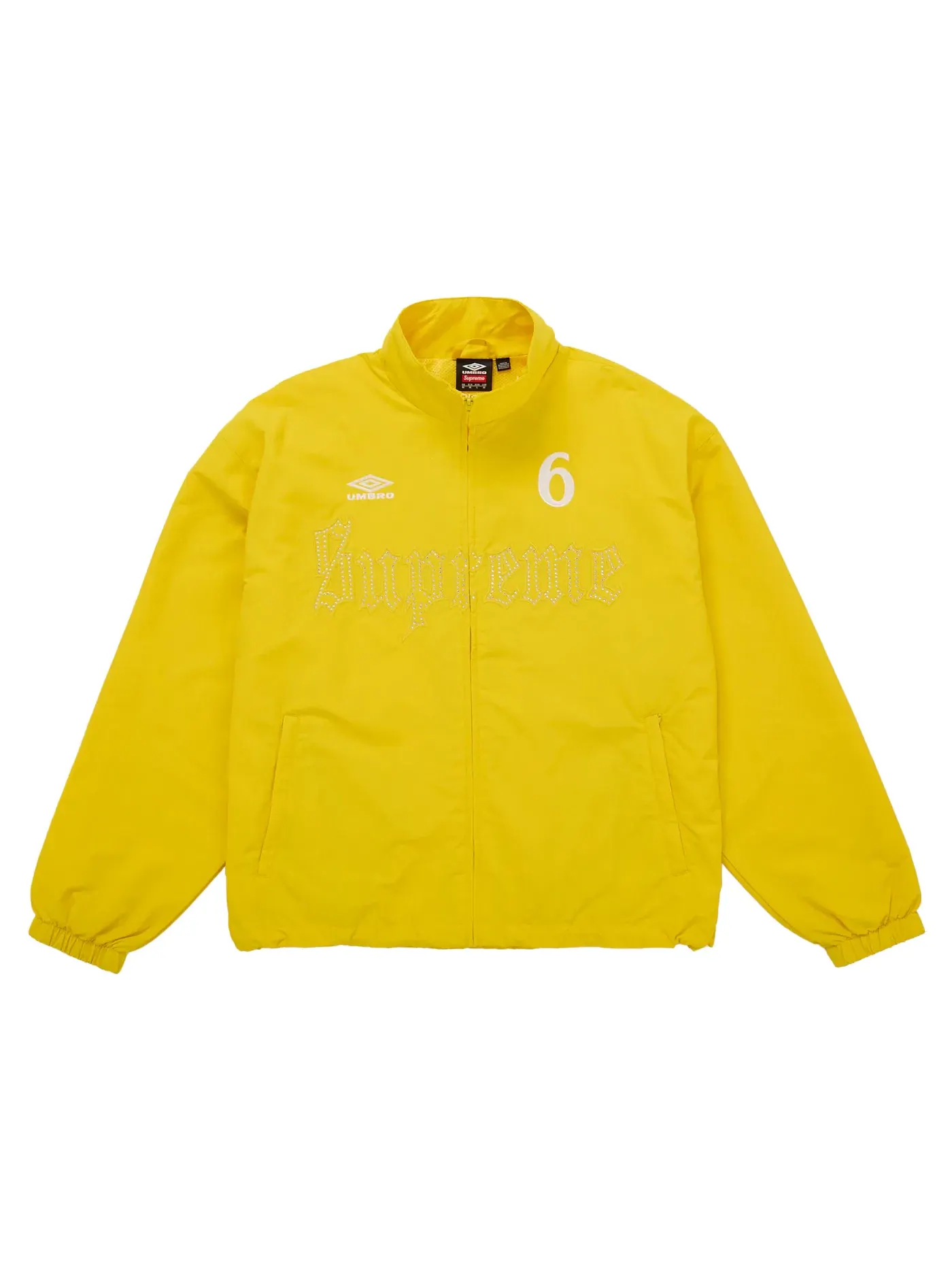 Мужская куртка с принтом Rhinestone Supreme Umbro — изображение 1 из 3, желтый