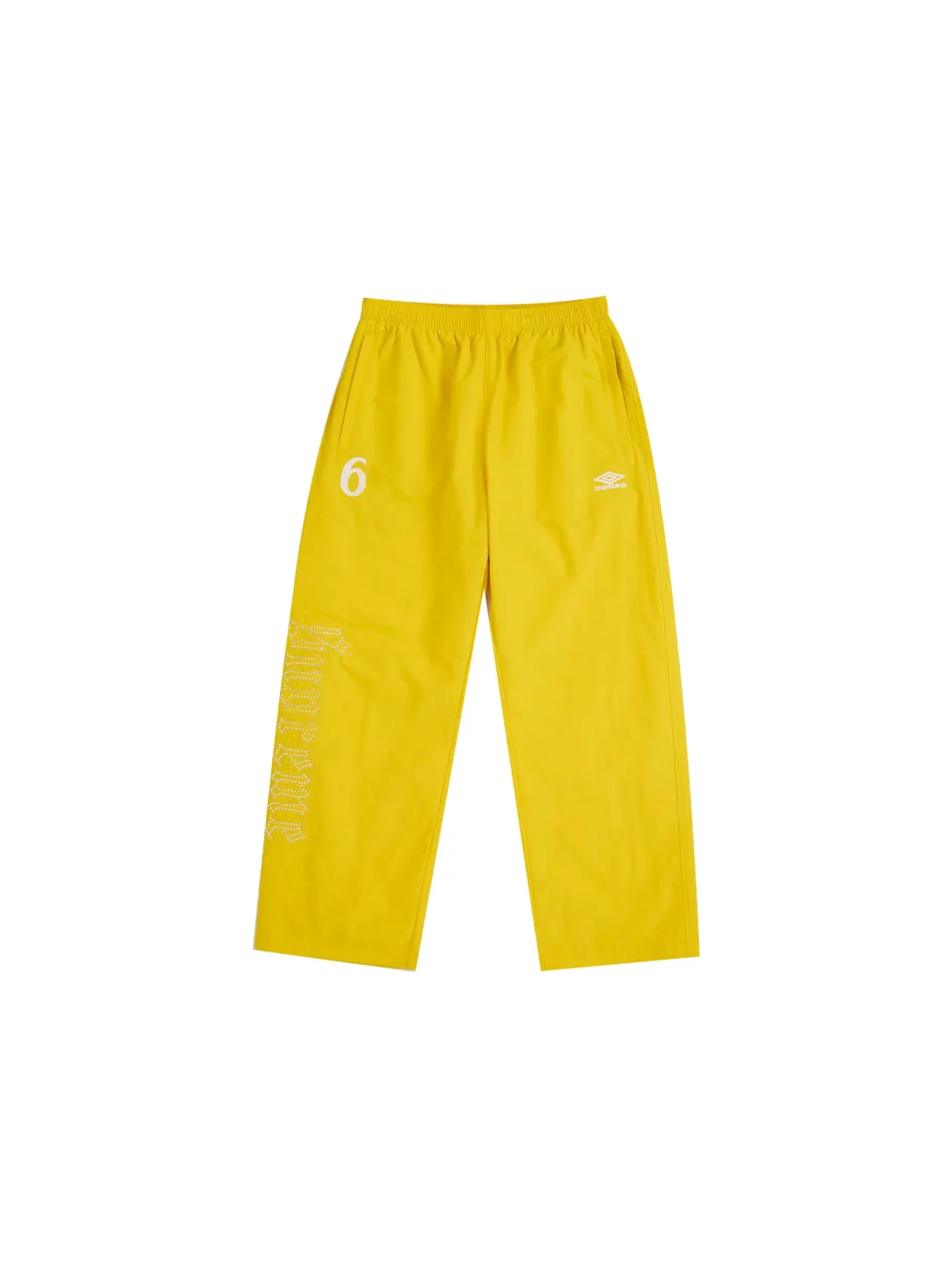 Мужские спортивные штаны с принтом Rhinestone Supreme Umbro — изображение 1 из 2, желтый