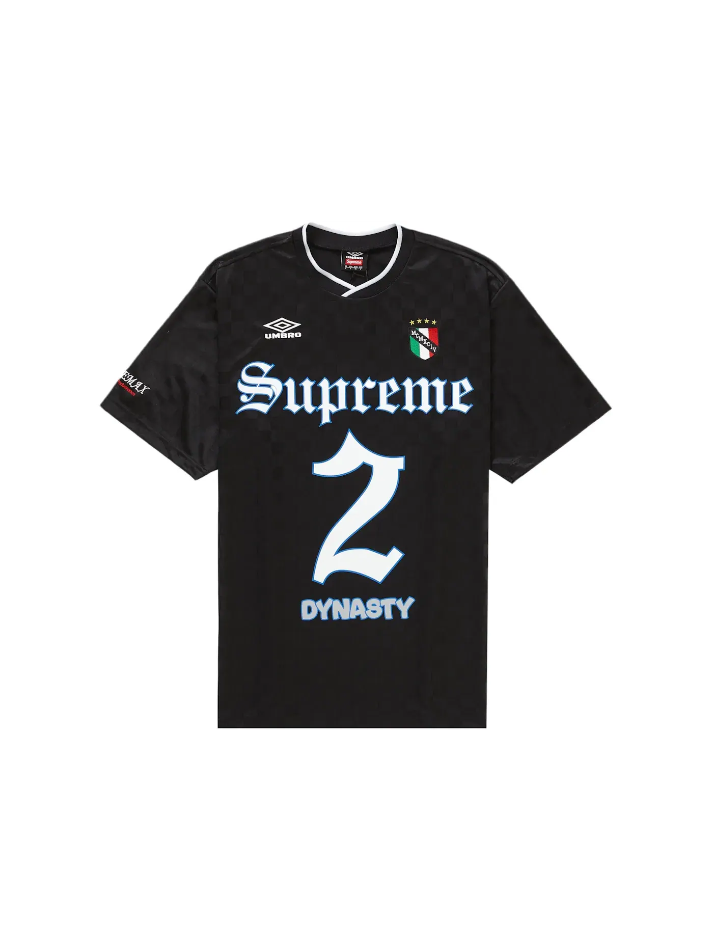 Мужская футбольная футболка Supreme Umbro Soccer Jersey — изображение 1 из 2, черный