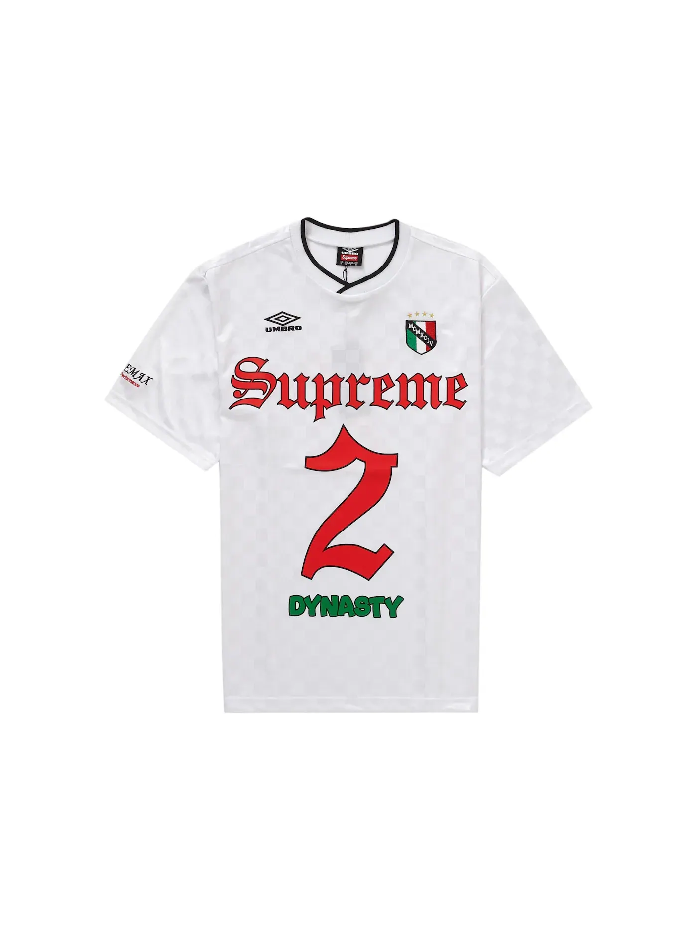 Мужская футбольная джерси Supreme Umbro Soccer Jersey — изображение 1 из 2, белый
