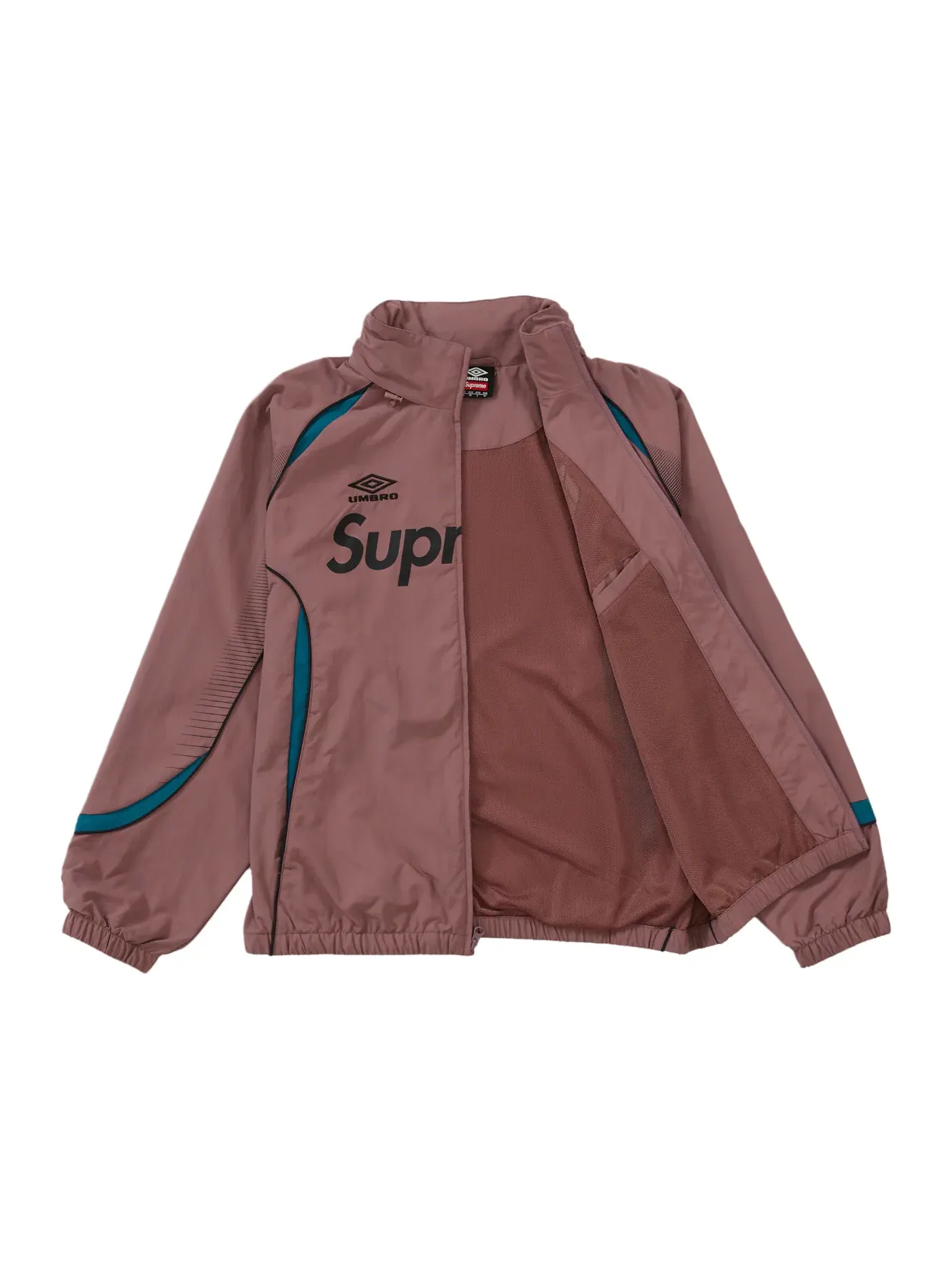 Мужская куртка Umbro Track Jacket Supreme, Dusty Plum — изображение 2 из 3