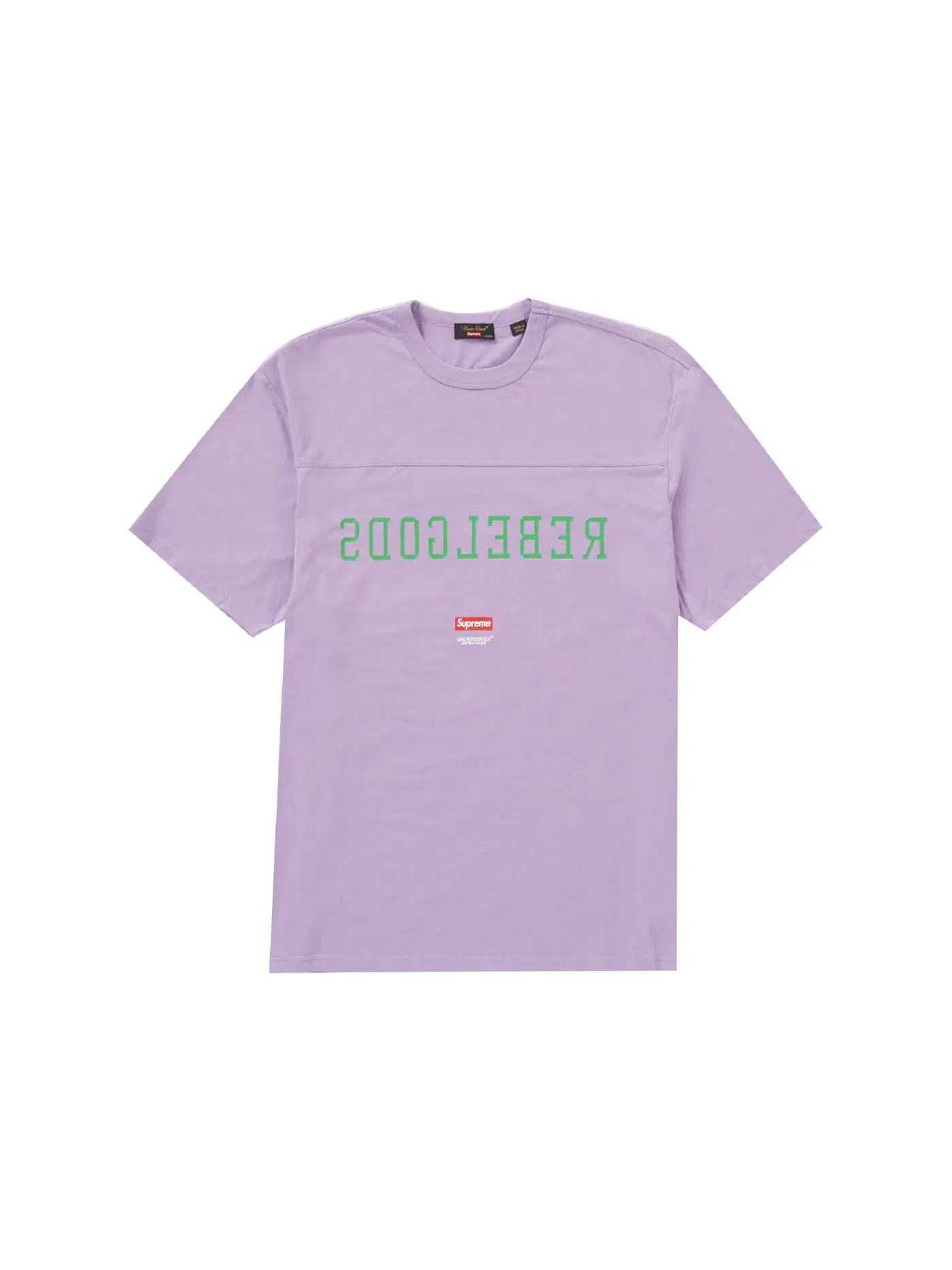 Мужская футболка с принтом Supreme UNDERCOVER Football Top — изображение 1 из 1, светлый фиолетовый