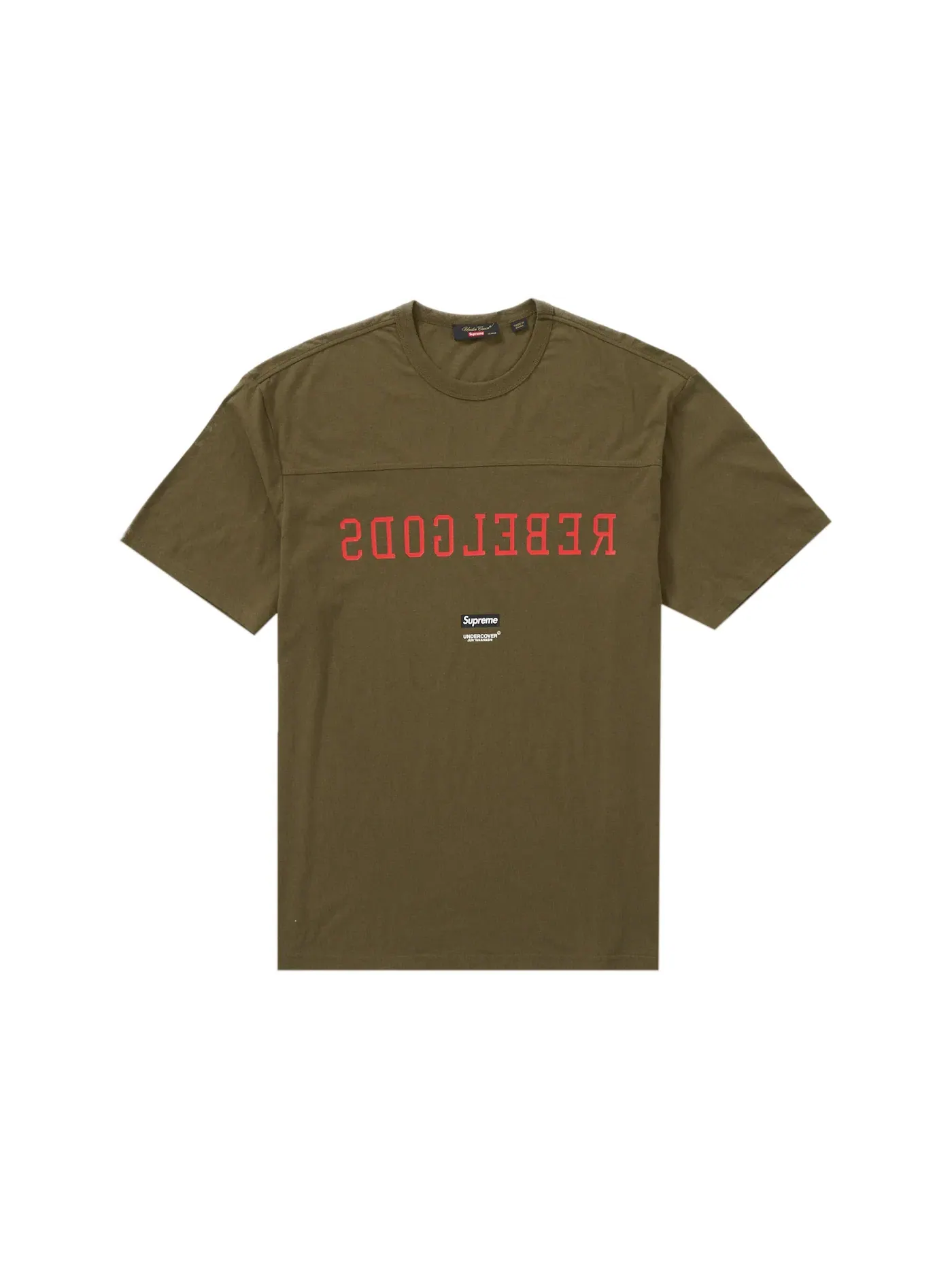 Мужская футболка Supreme UNDERCOVER Football Top — изображение 1 из 1, оливковый
