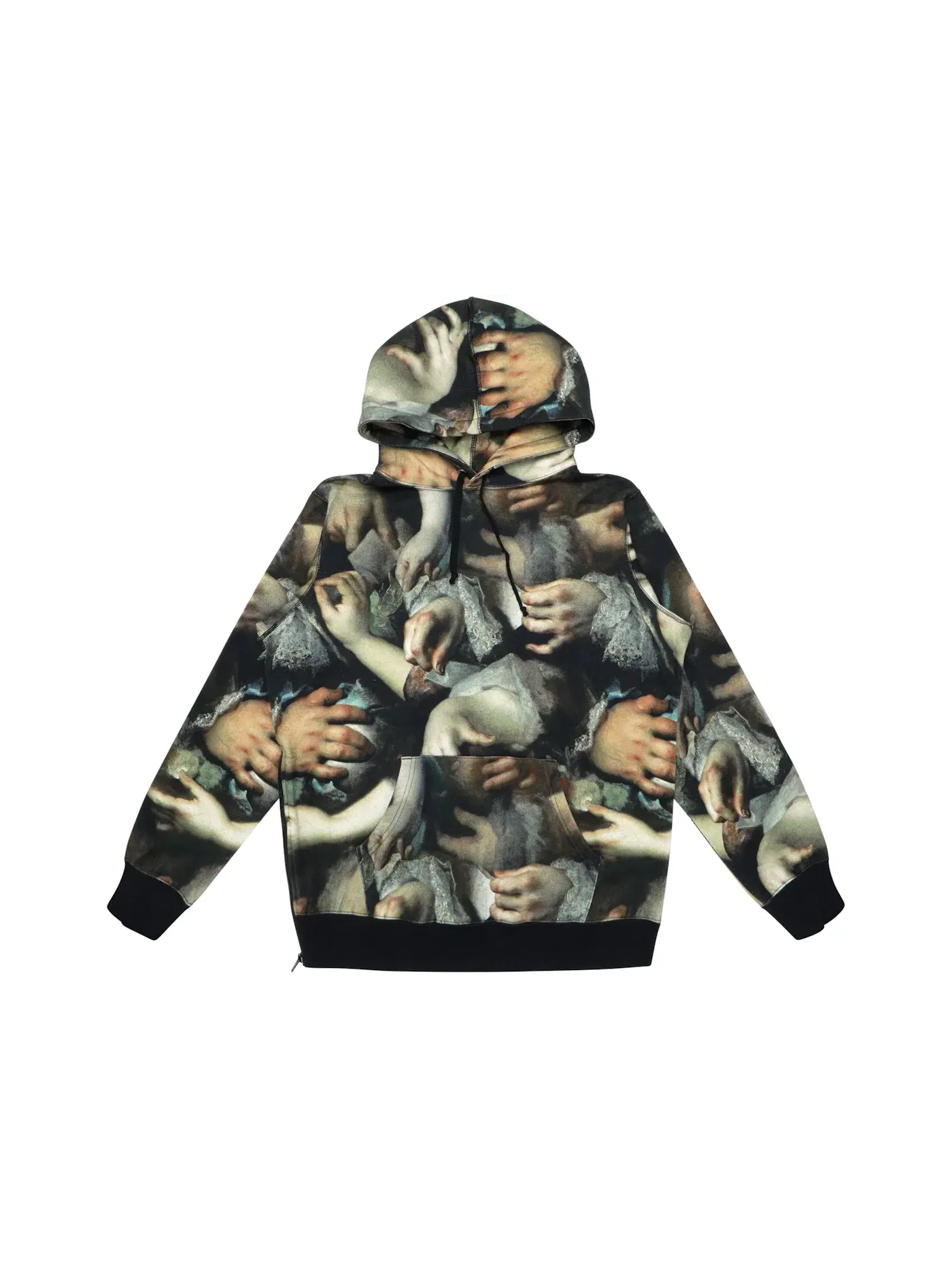 Мужской худи с капюшоном Supreme Sweatshirt — изображение 1 из 1, черный