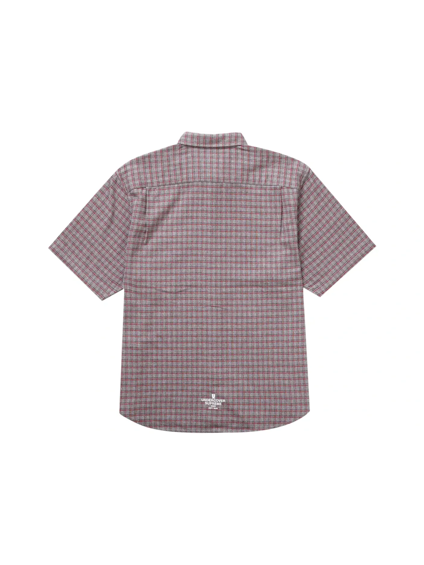 Мужская фланелевая рубашка с клетчатым принтом Supreme Shirt — изображение 2 из 2, серый