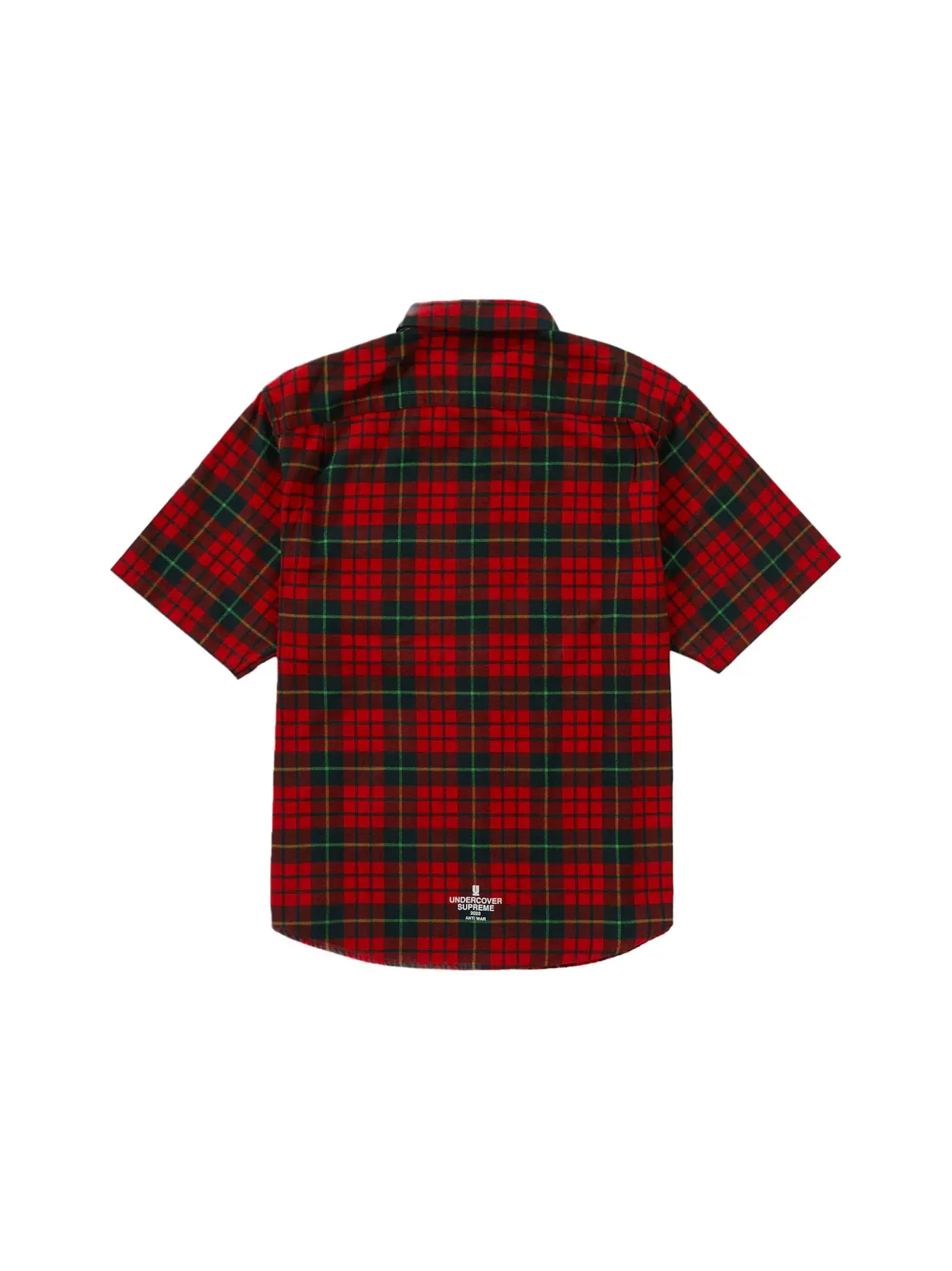Мужская рубашка с принтом Flannel Shirt Supreme — изображение 2 из 2, красный