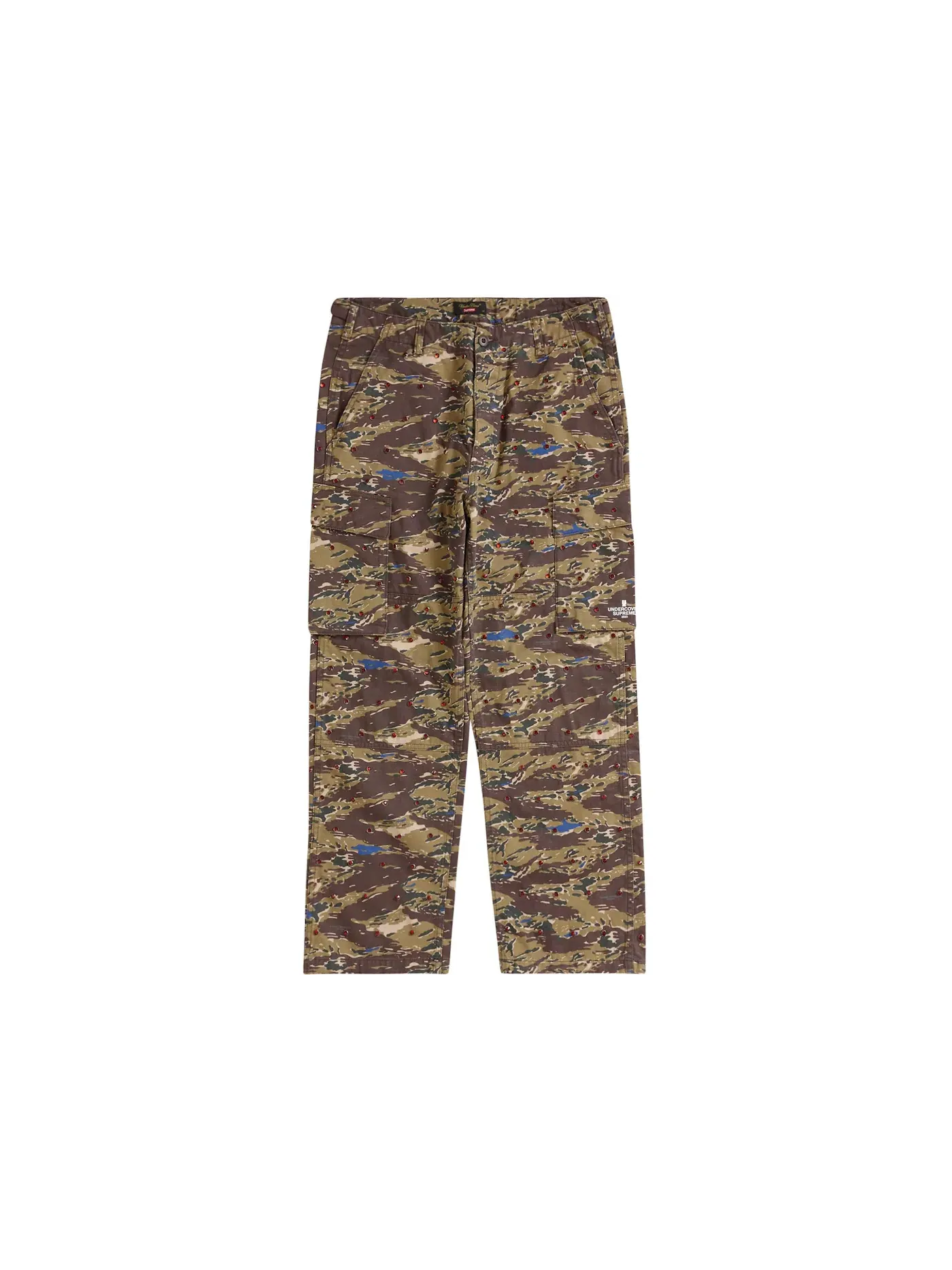Мужские брюки-карго с принтом Supreme UNDERCOVER Studded Cargo Pant — изображение 1 из 2, коричневый