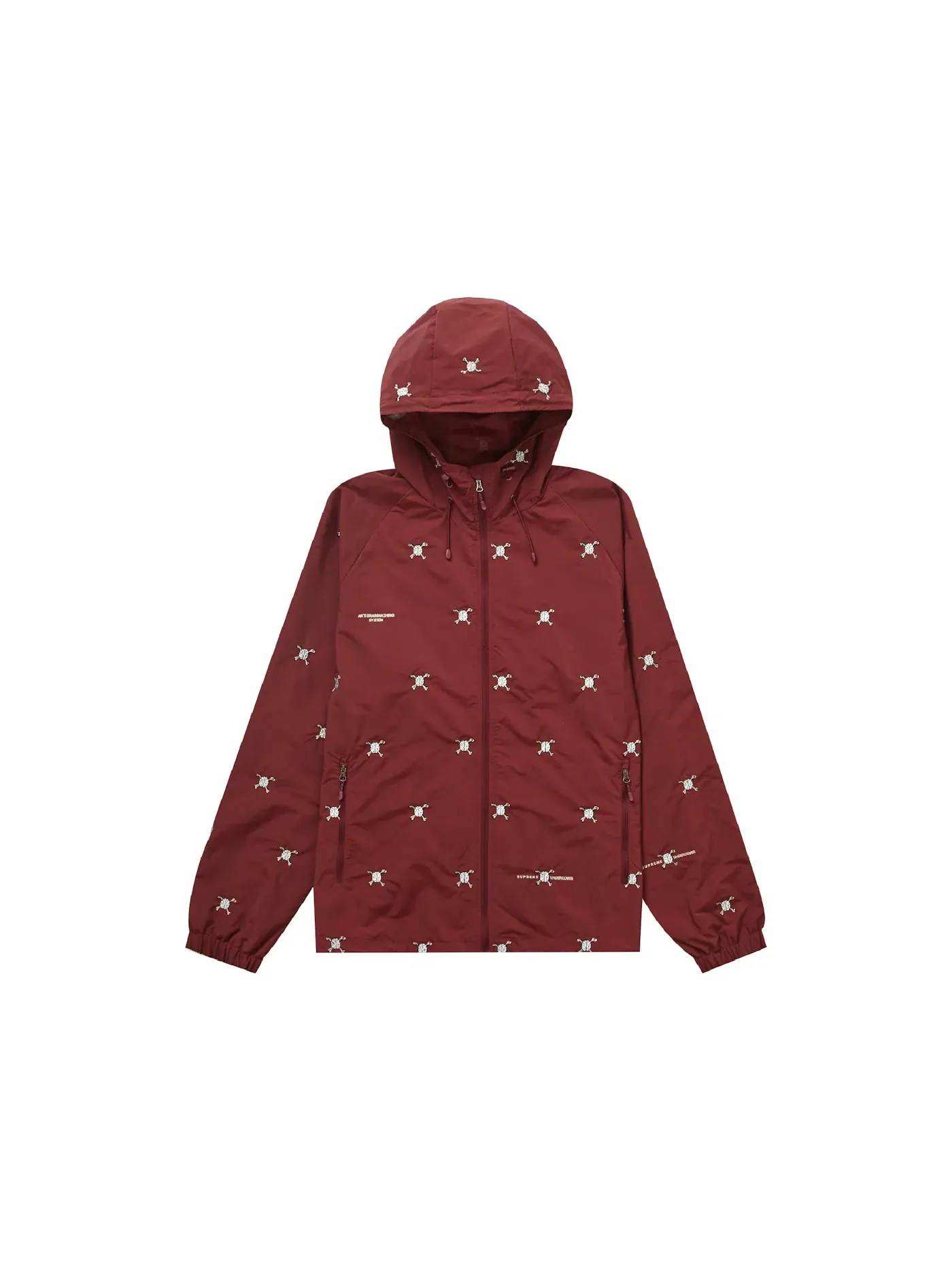 Мужская куртка с принтом Jacket Supreme — изображение 1 из 2, бордовый