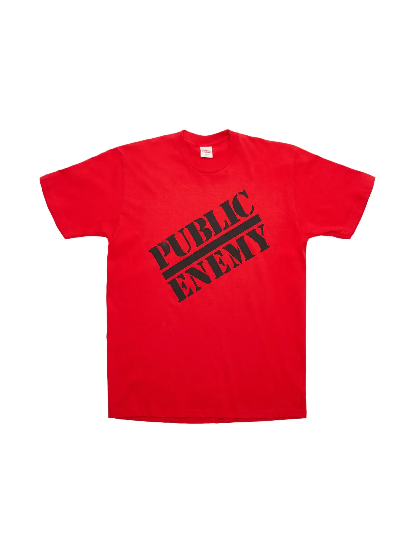 Мужская футболка с принтом Public Enemy Supreme UNDERCOVER Tee Red — изображение 1 из 2, красный
