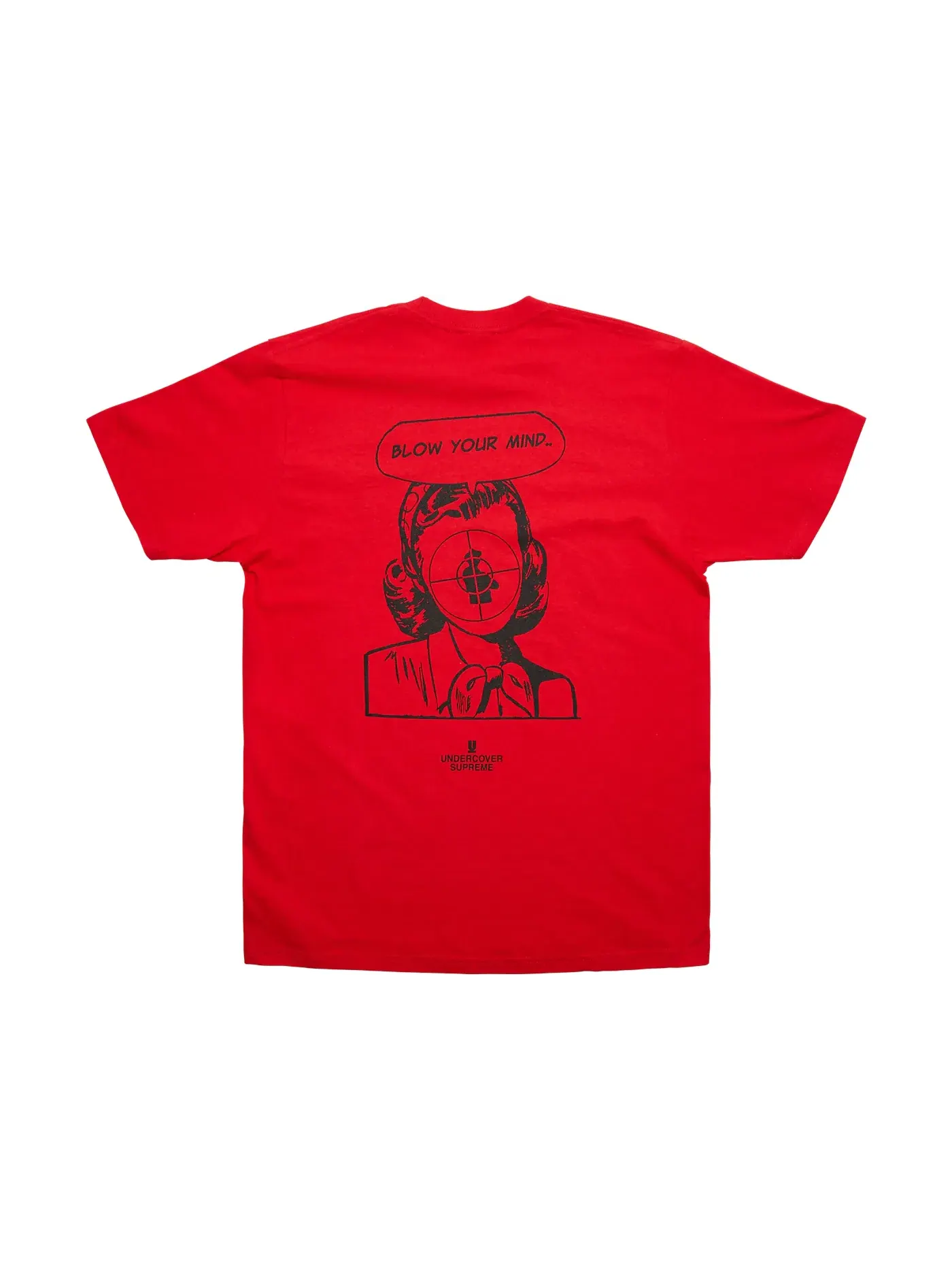 Мужская футболка с принтом Public Enemy Supreme UNDERCOVER Tee Red — изображение 2 из 2, красный