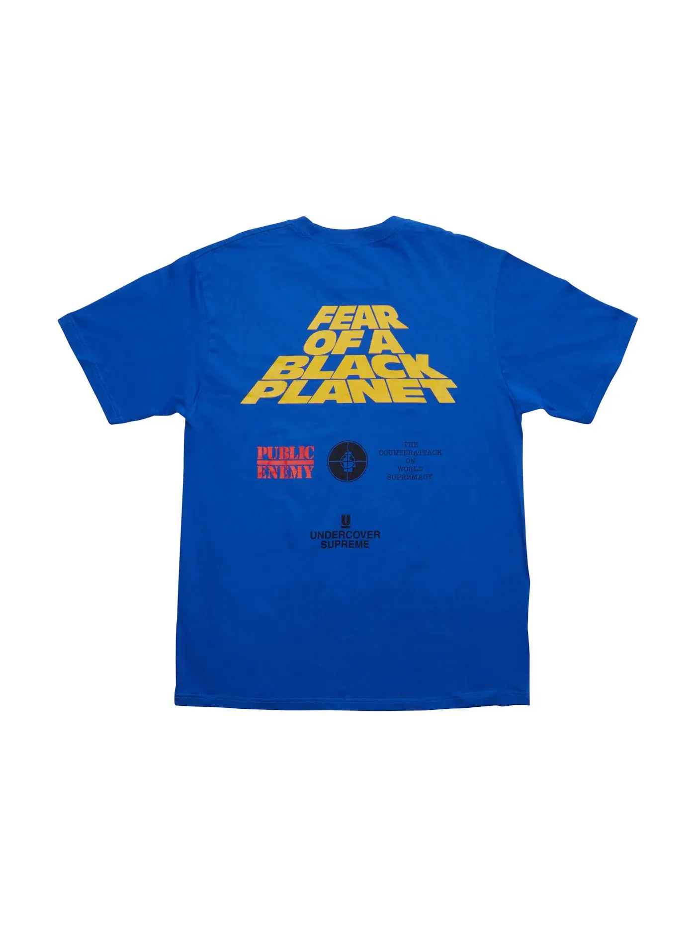 Мужская футболка с принтом Supreme UNDERCOVER/Public Enemy White House Tee — изображение 2 из 2, королевский