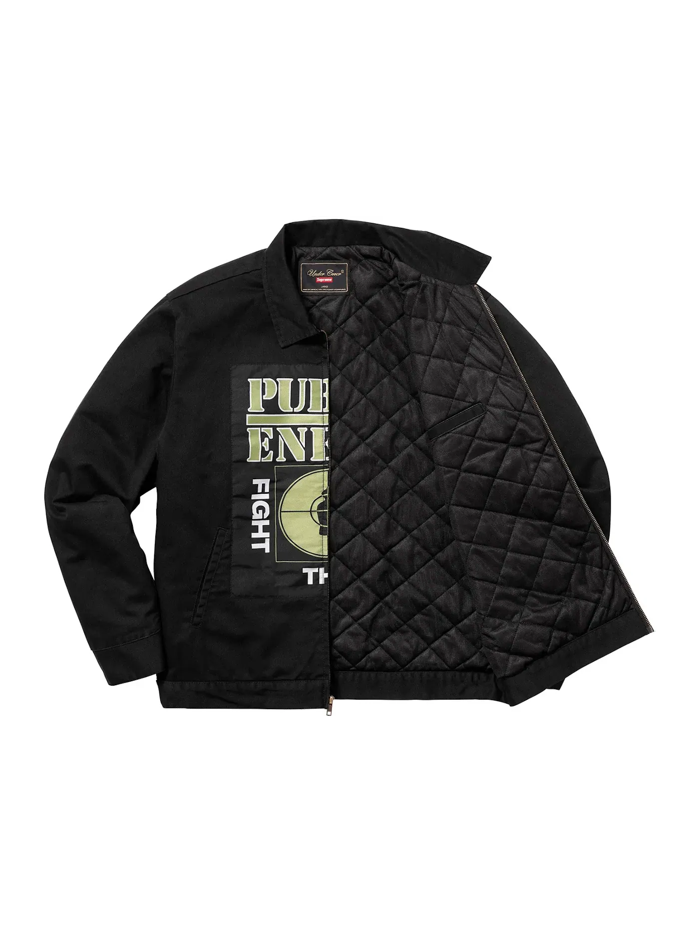 Мужская куртка Public Enemy Supreme UNDERCOVER — изображение 2 из 3, черный