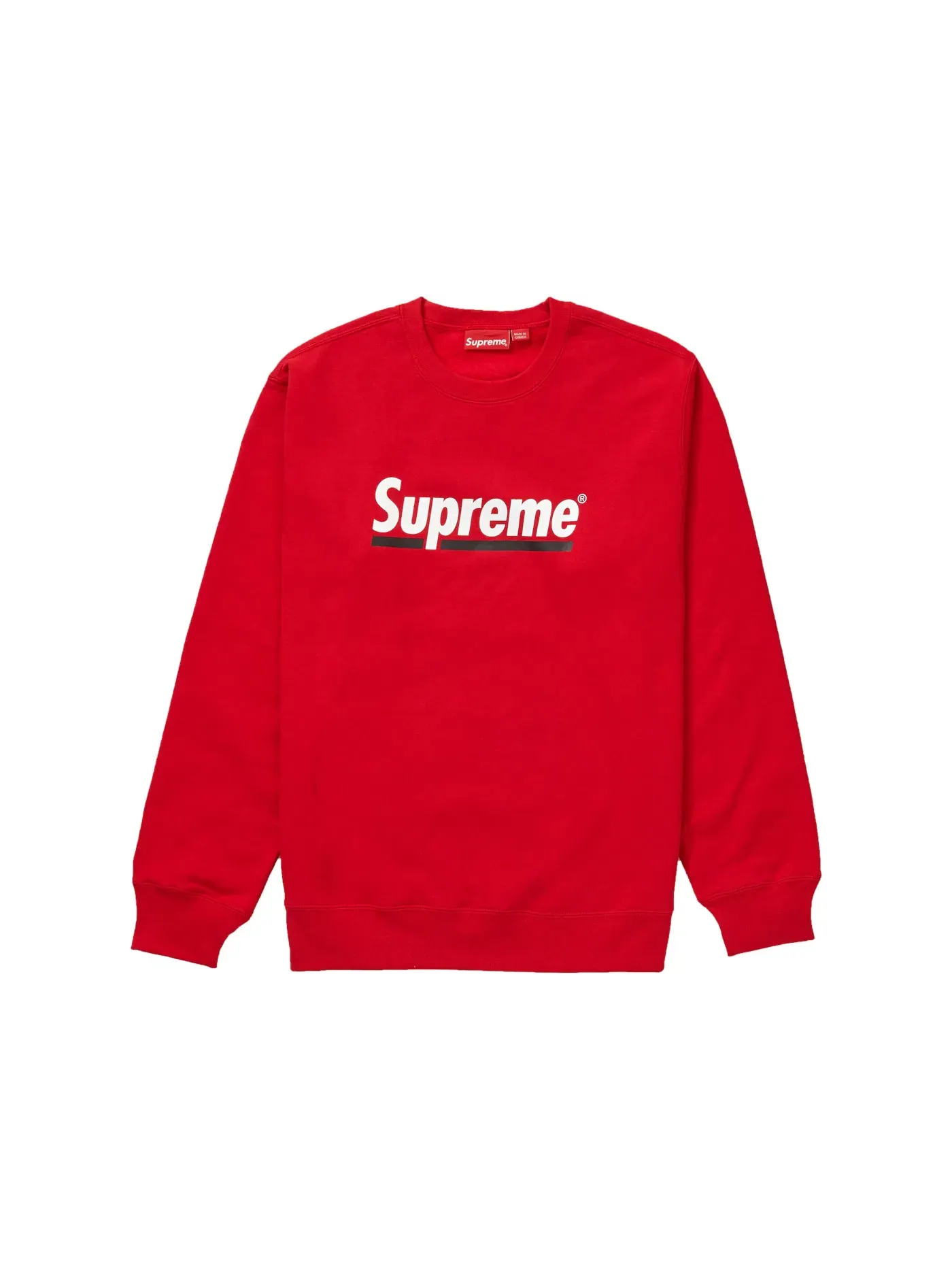 Мужской свитшот Supreme — изображение 1 из 1, красный