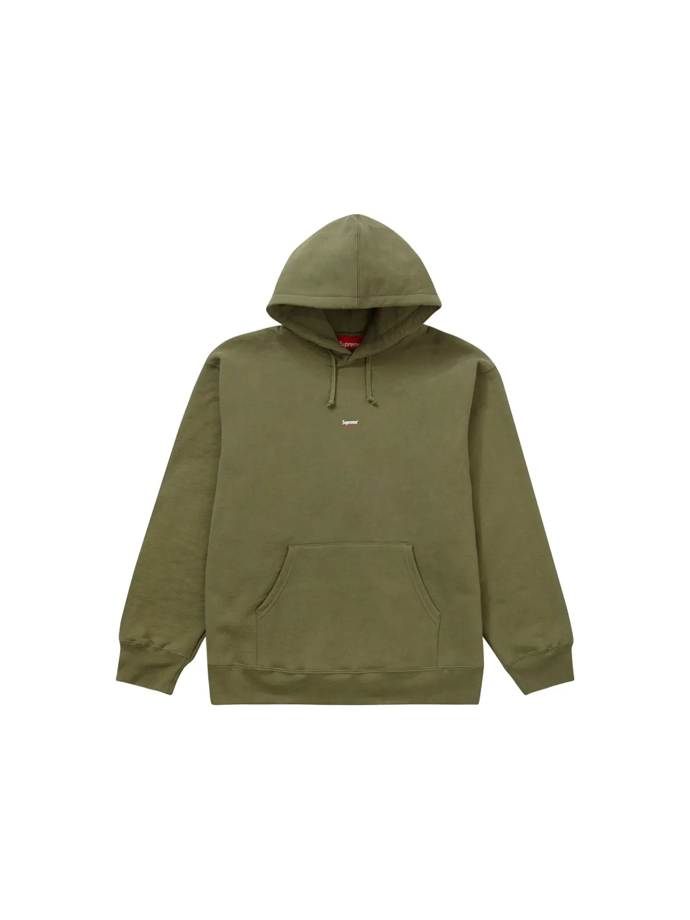 Мужской свитшот с капюшоном Supreme — изображение 1 из 1, светлый оливковый