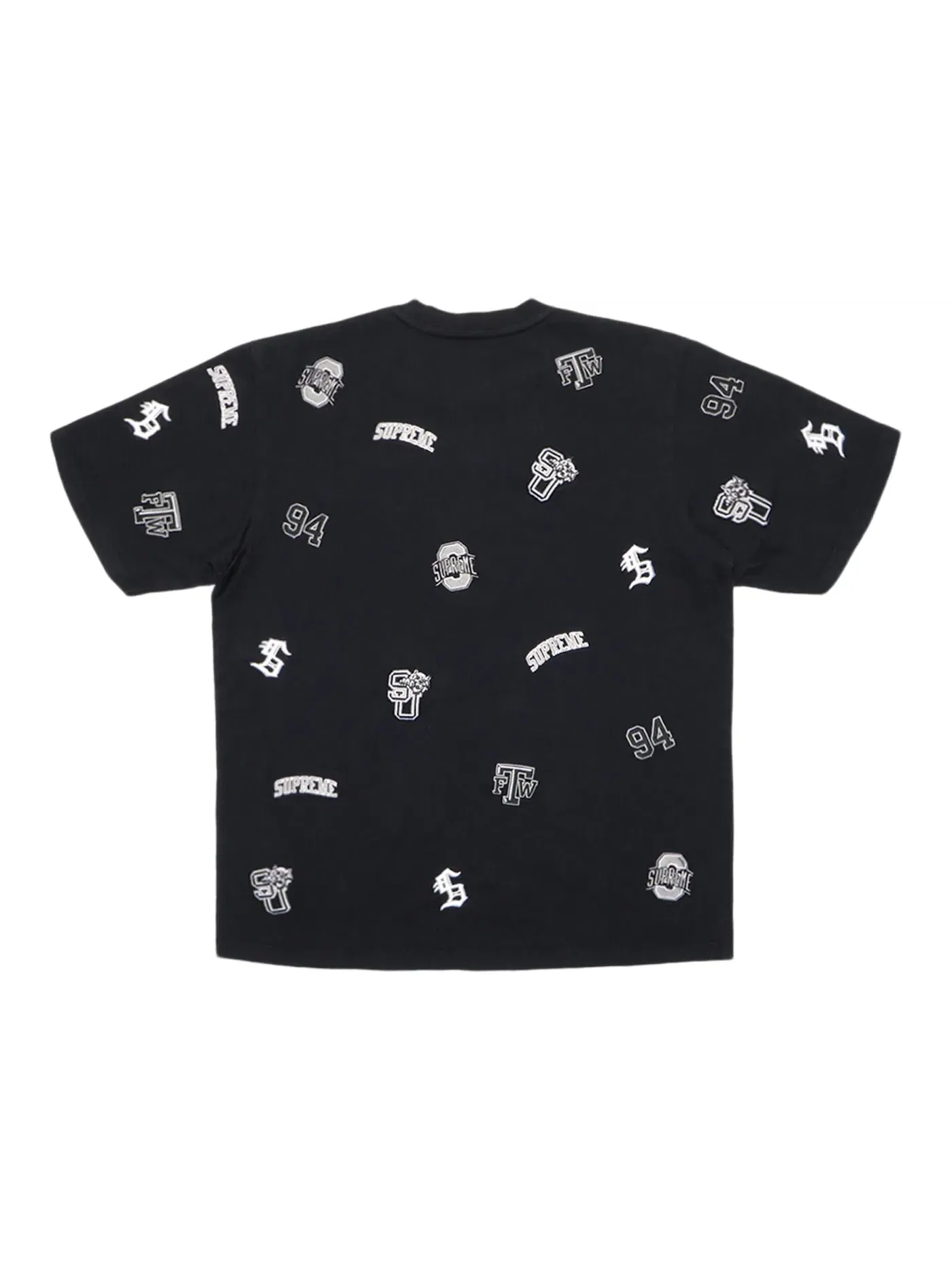 Мужская футболка с принтом Supreme S/S Top (SS20) — изображение 2 из 2, черный