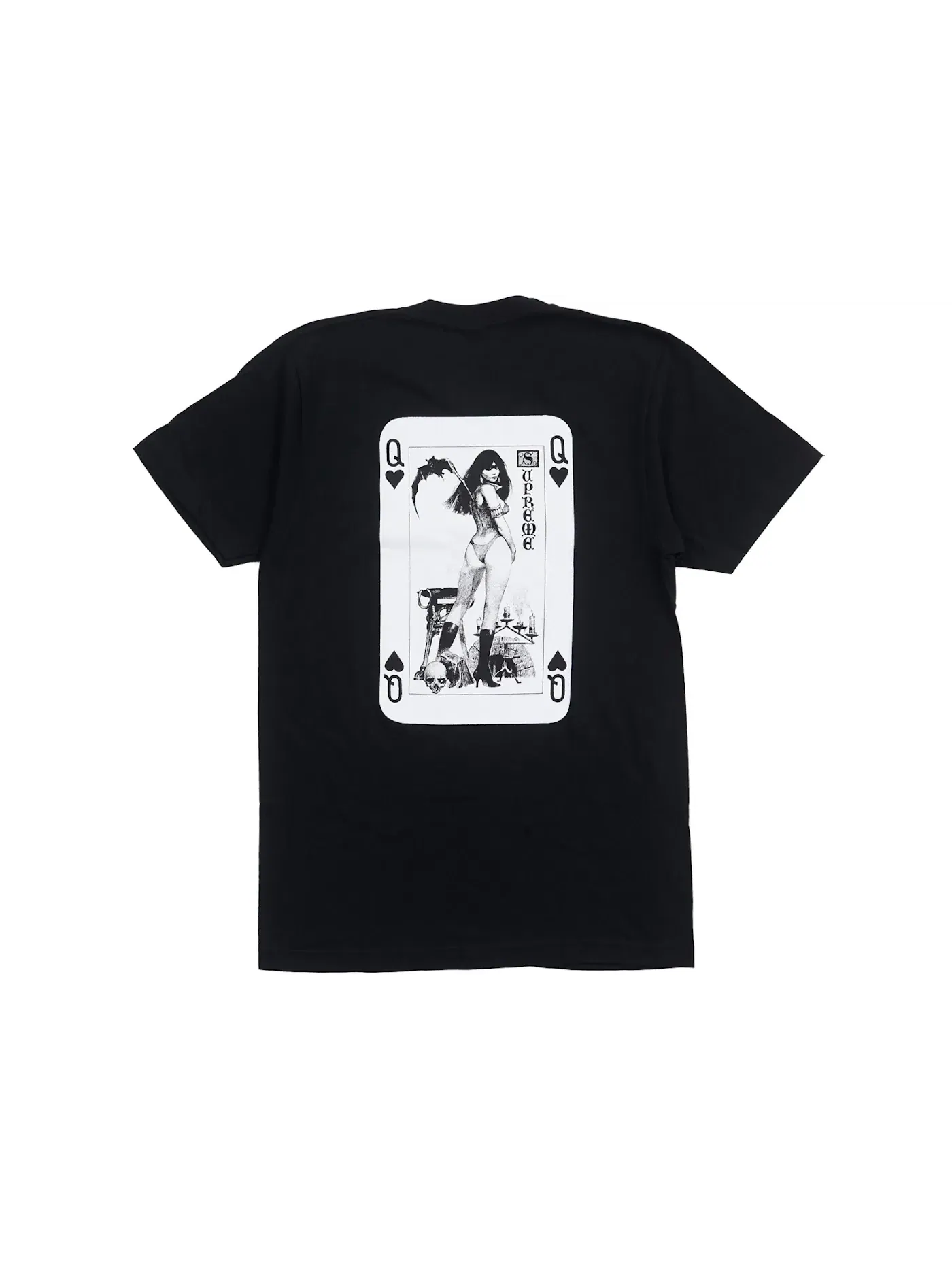 Мужская футболка с принтом Supreme Vampirella Card Tee — изображение 1 из 1, черный