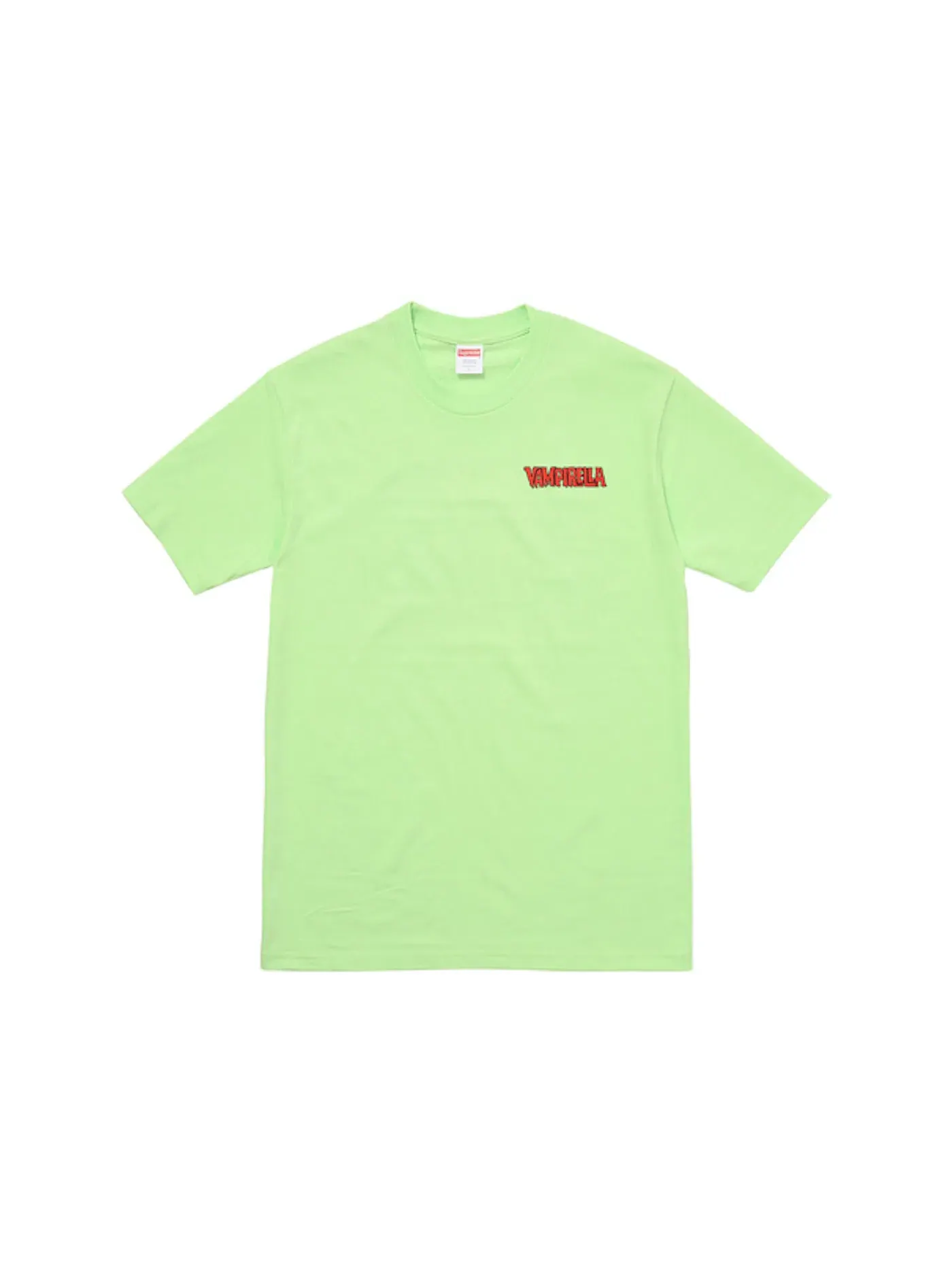 Мужская футболка с принтом Supreme Vampirella Card Tee — изображение 1 из 1, светлый зеленый