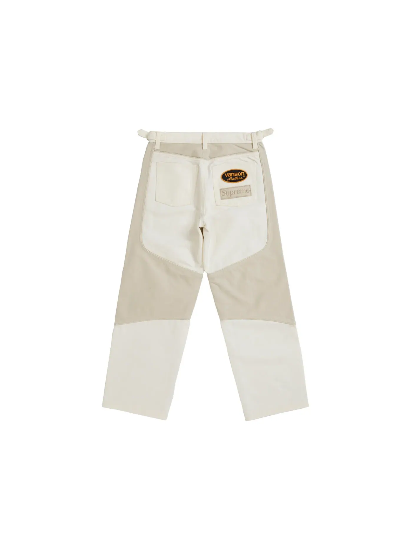 Мужские брюки из кожи и кордуры Supreme Vanson Leathers Cordura Cotton Pant — 2