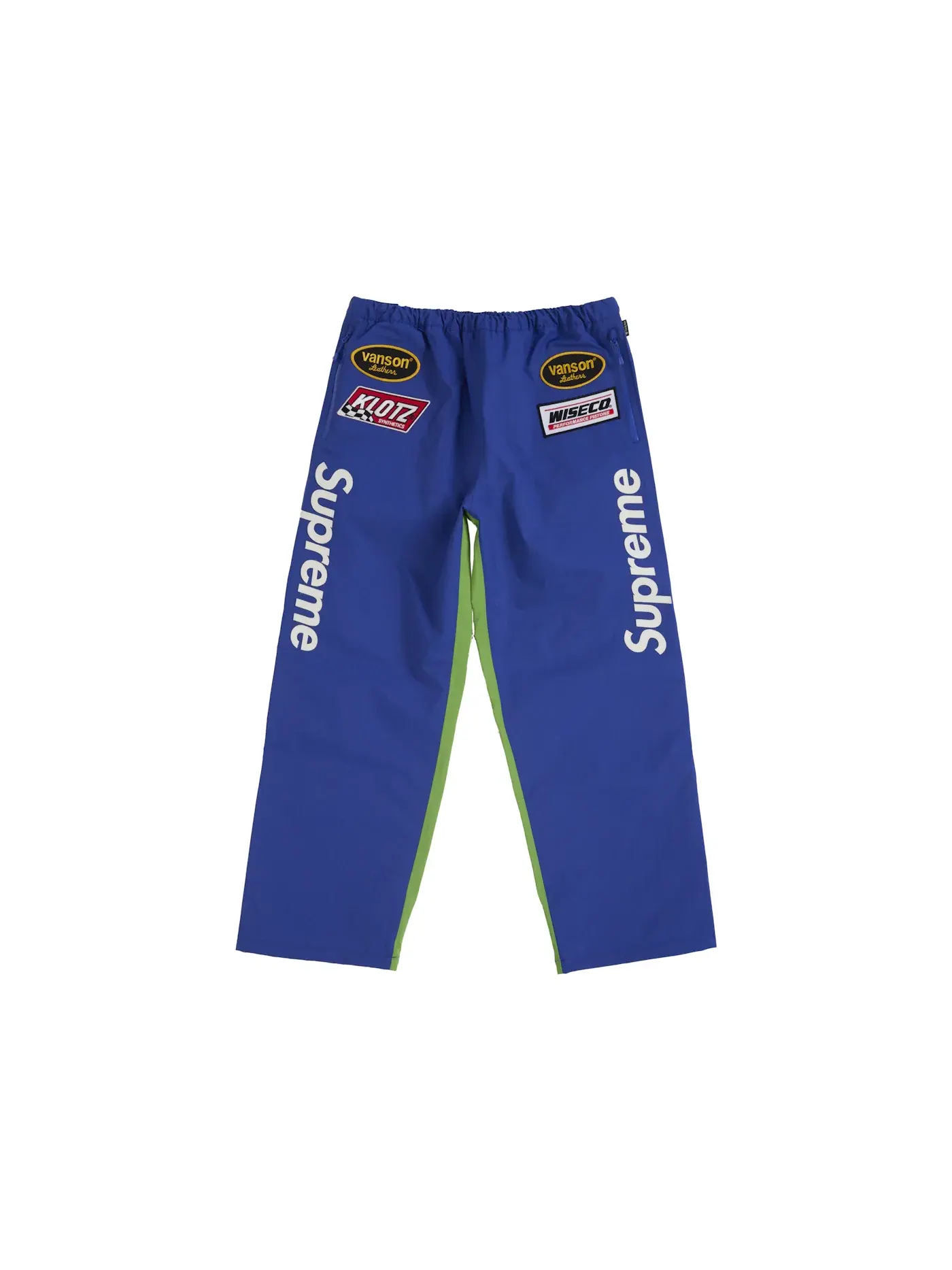 Мужские штаны из кожи с мембраной GORE-TEX Supreme Vanson Leathers — изображение 1 из 4, королевский