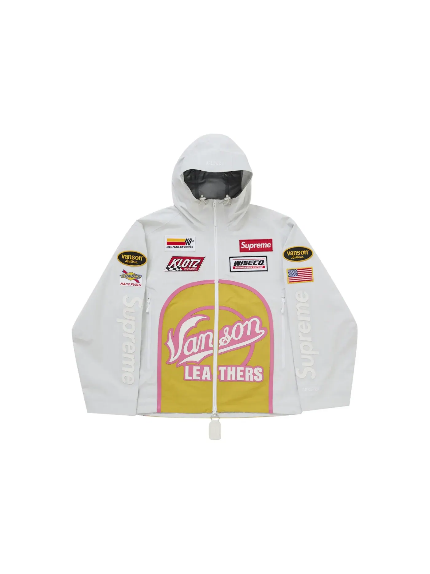 Мужская куртка из GORE-TEX Supreme Vanson Leathers — изображение 1 из 5, белый