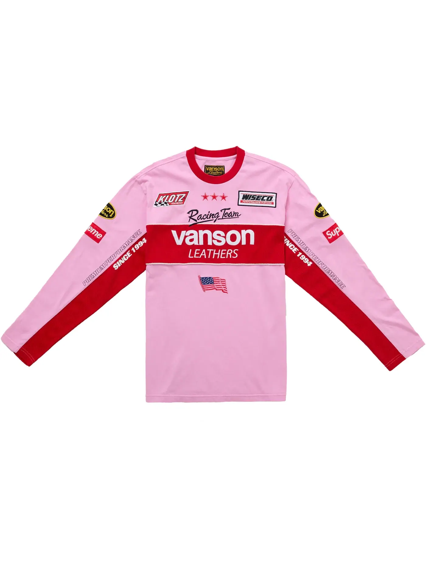 Мужская рубашка с длинным рукавом Supreme Top — изображение 1 из 2, розовый