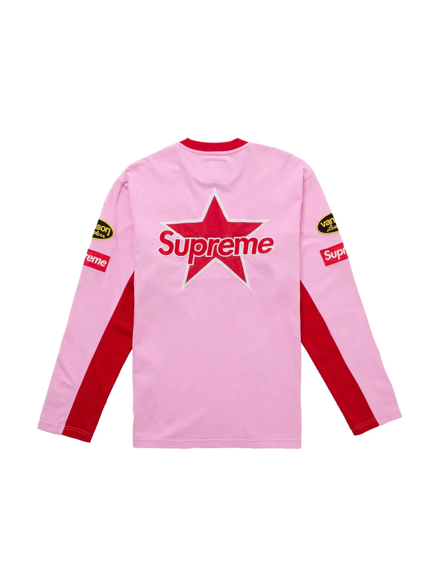 Мужская рубашка с длинным рукавом Supreme Top — изображение 2 из 2, розовый