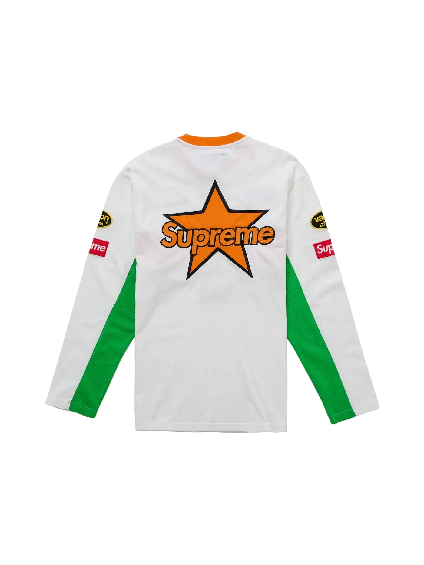 Мужская футболка с длинным рукавом Supreme Vanson Leathers Top — изображение 2 из 2, белый