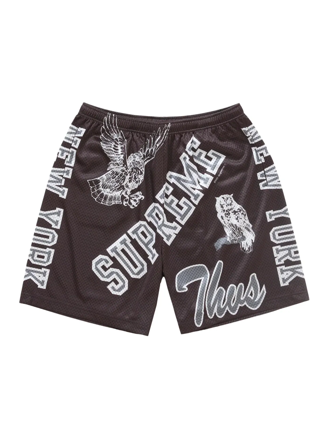 Мужские шорты с сетчатым материалом Varsity Mesh Short Supreme — изображение 1 из 2, черный