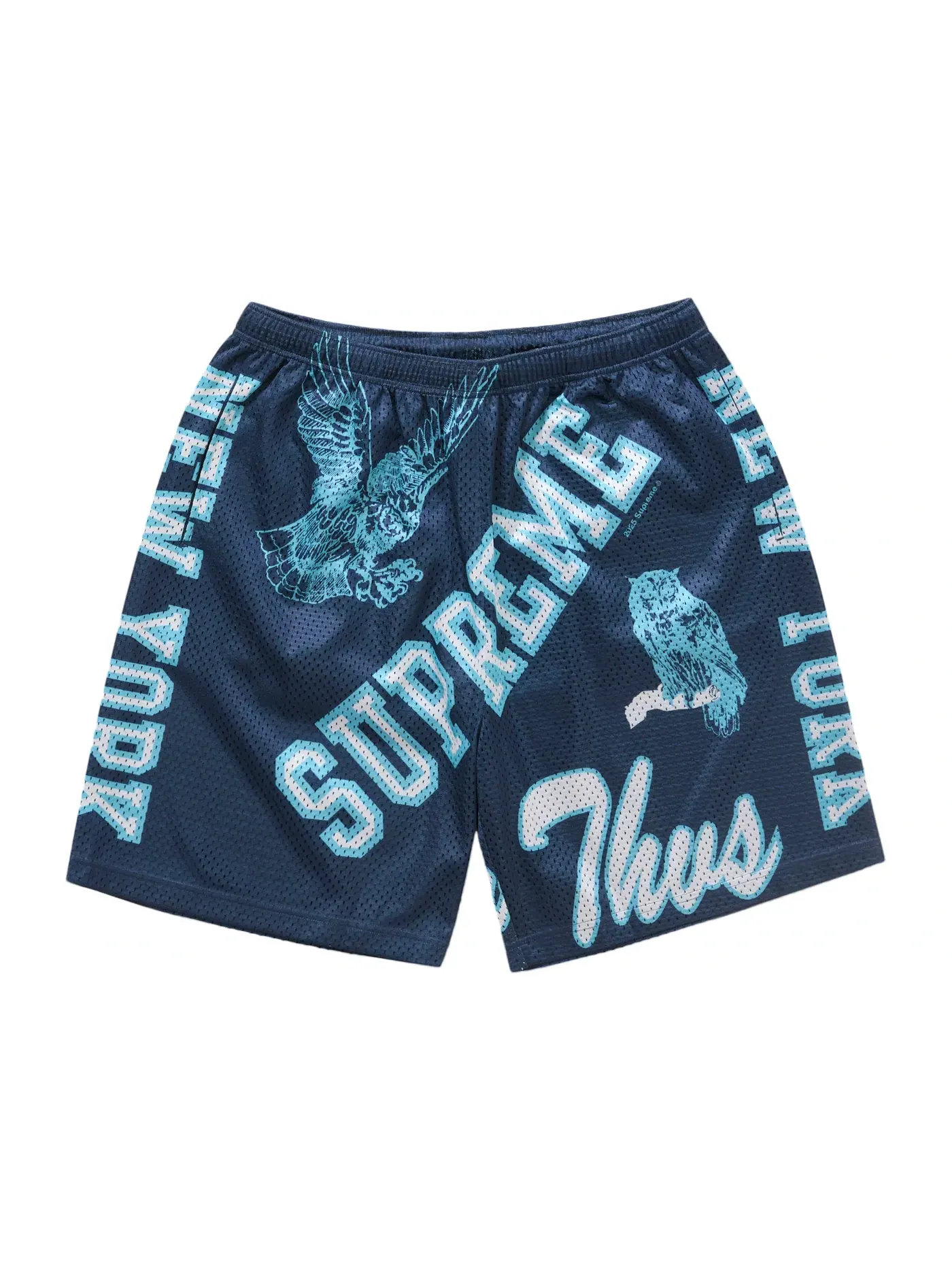 Мужские шорты с сеткой Supreme Short — изображение 1 из 2, темно-синий