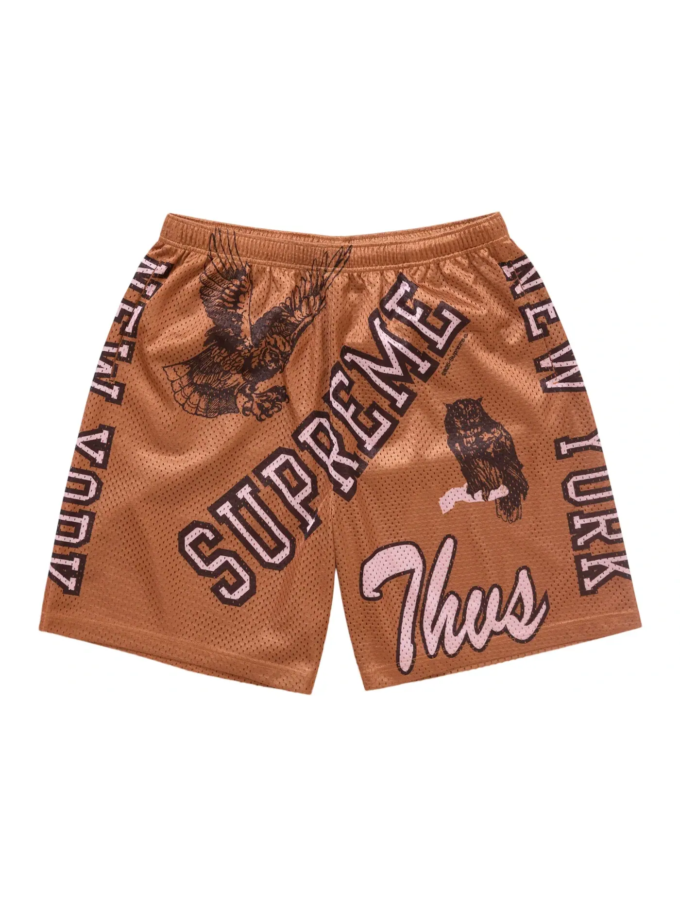 Мужские шорты из сетки Supreme Short — изображение 1 из 2, оранжевый