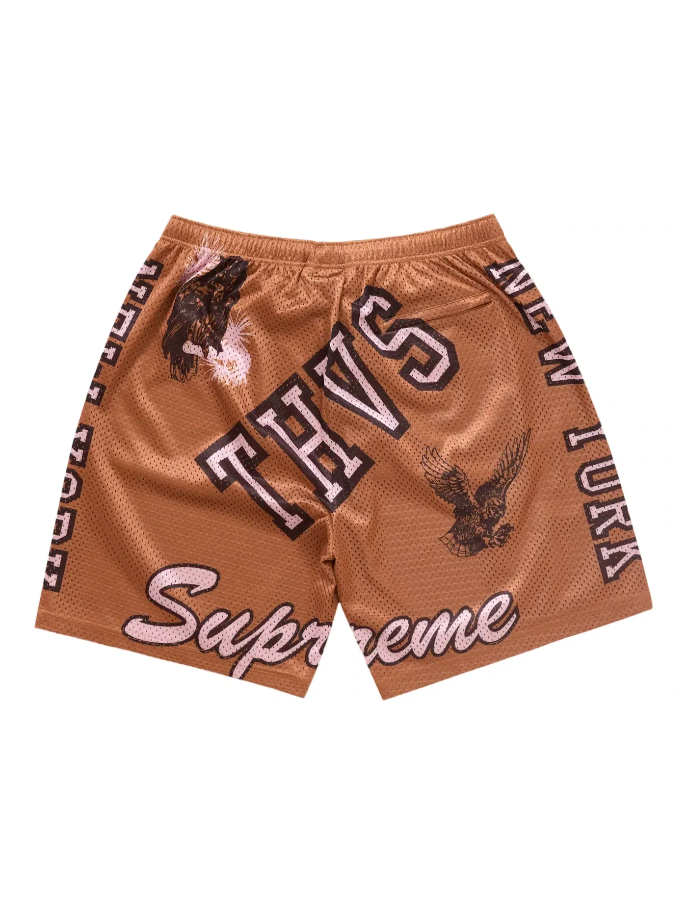 Мужские шорты из сетки Supreme Short — изображение 2 из 2, оранжевый