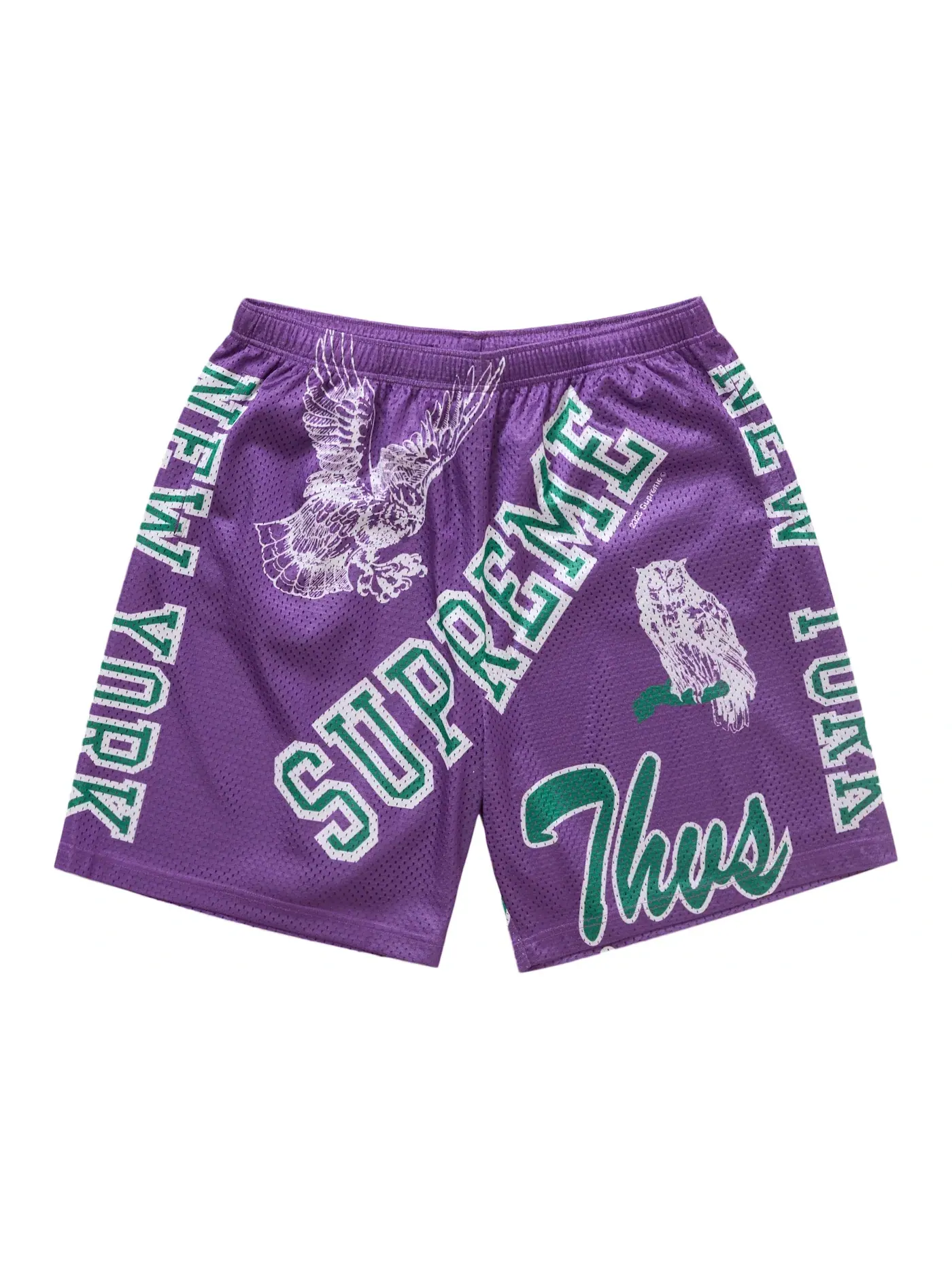 Мужские шорты с сетчатым материалом Supreme Short — изображение 1 из 2, фиолетовый