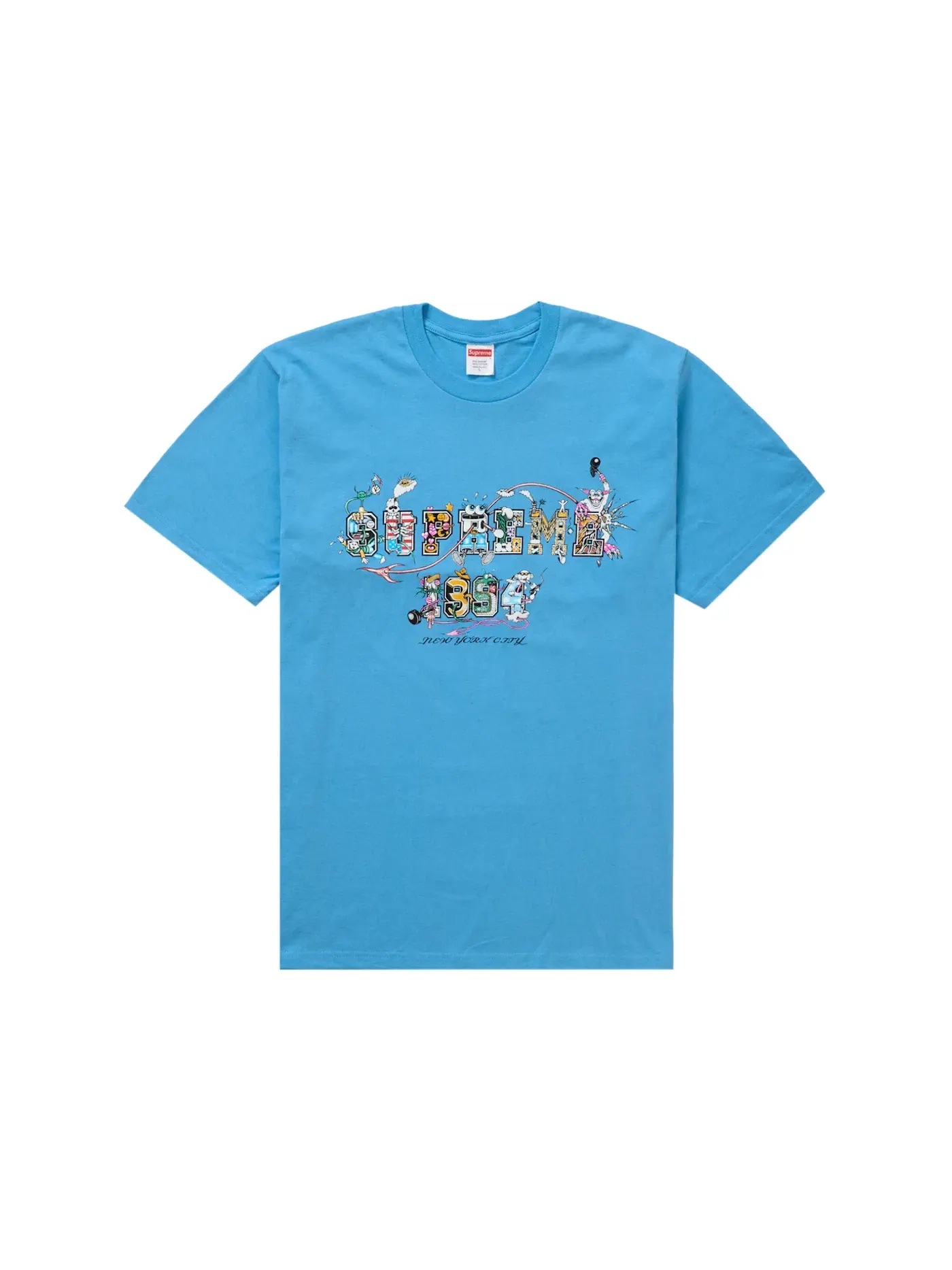Мужская футболка с длинным рукавом Supreme Tee — изображение 1 из 1, яркий синий