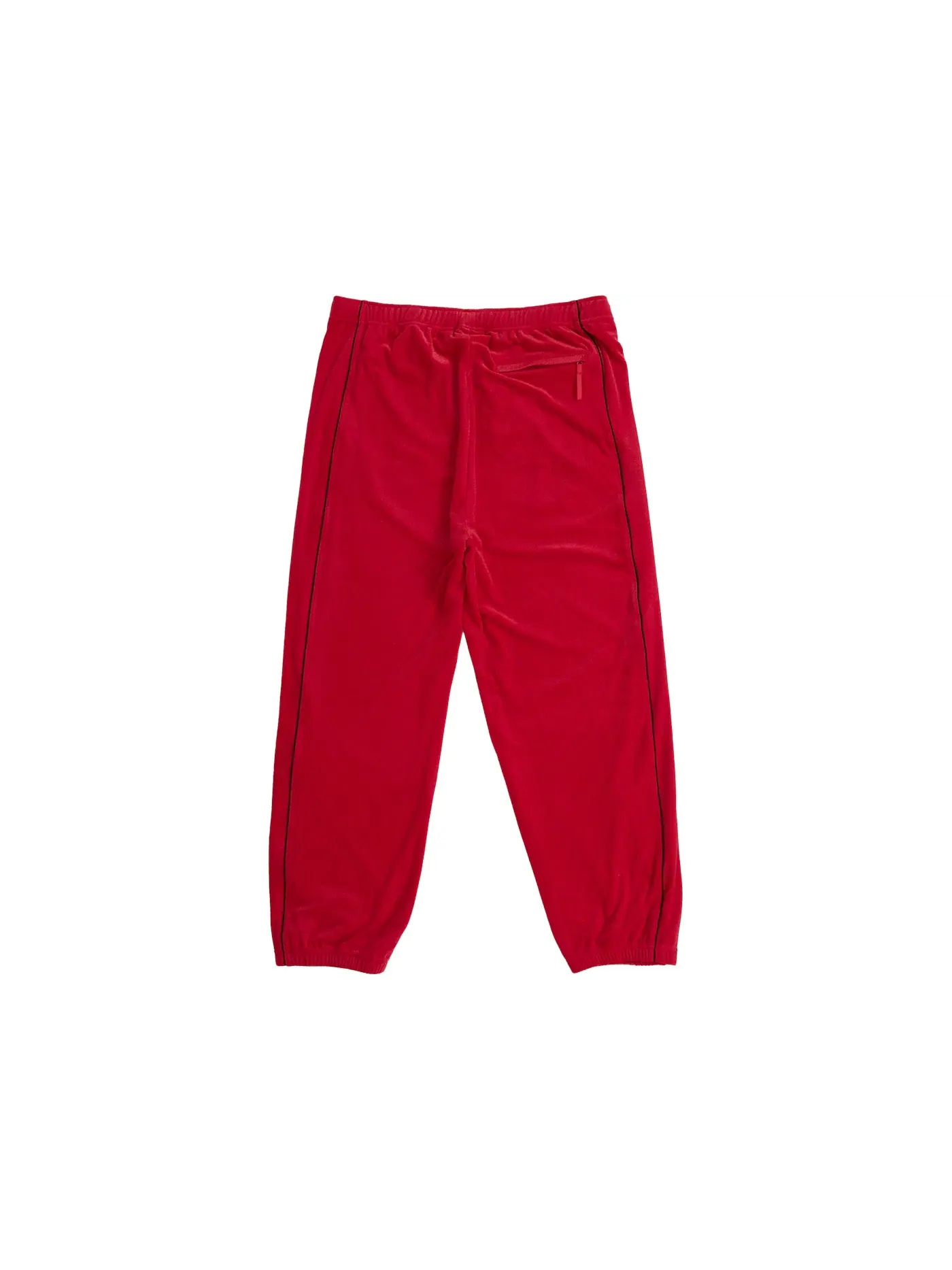 Мужские спортивные штаны из велюра с сеткой Pant Supreme — изображение 2 из 2, красный