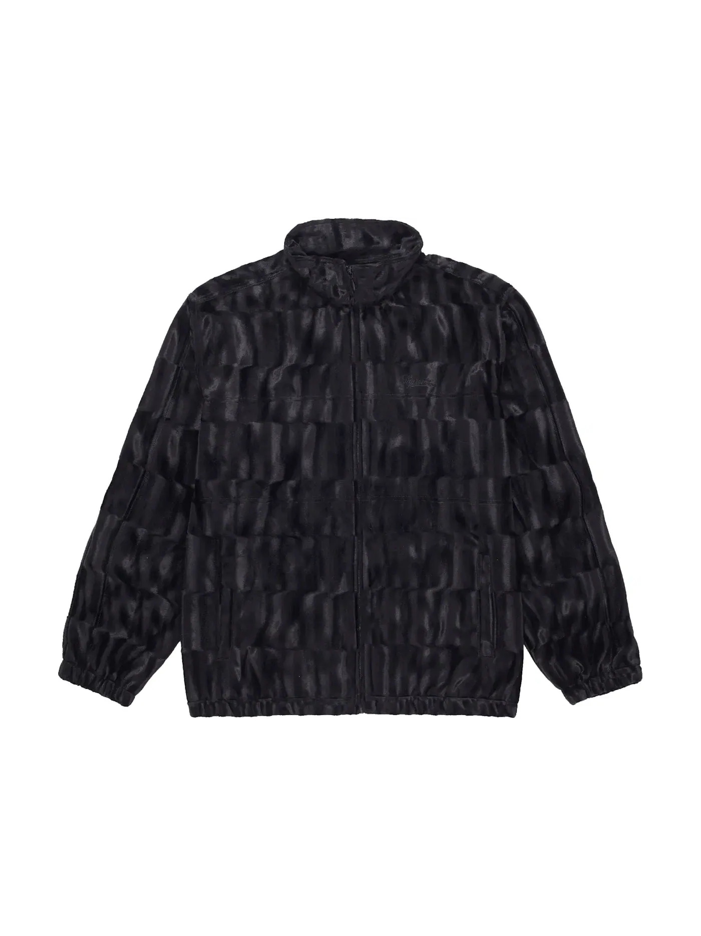 Мужская куртка Supreme Velour Track Jacket — изображение 1 из 2, черный
