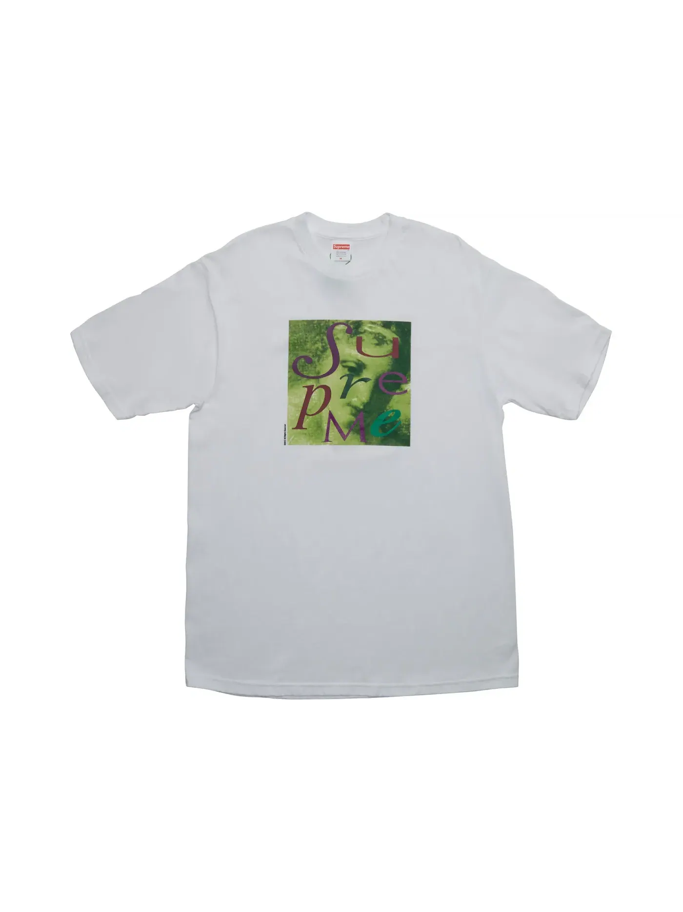 Мужская футболка с принтом Supreme Tee — изображение 1 из 1, белый