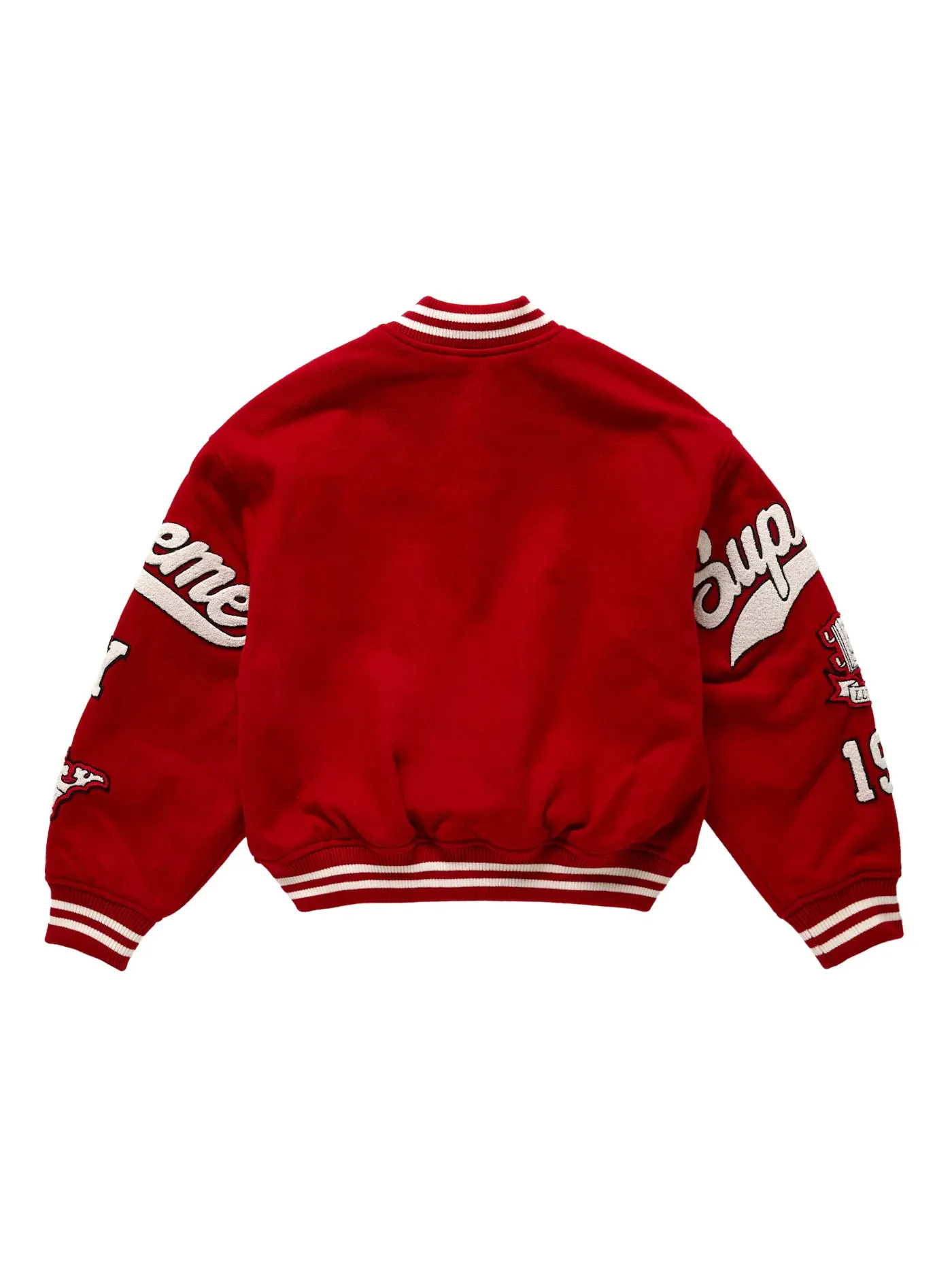 Мужская куртка-бомбер с вышивкой Supreme Veritas Red — изображение 3 из 3