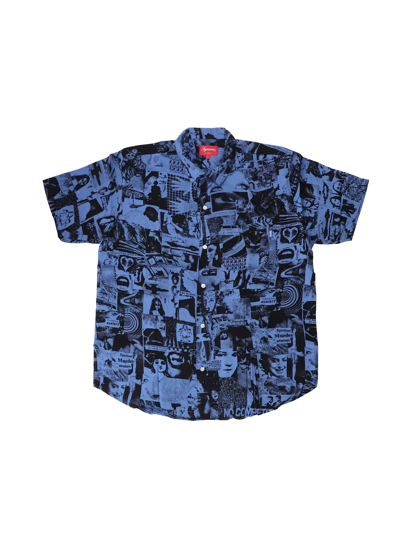 Мужская рубашка с принтом Supreme Shirt — изображение 1 из 2, королевский